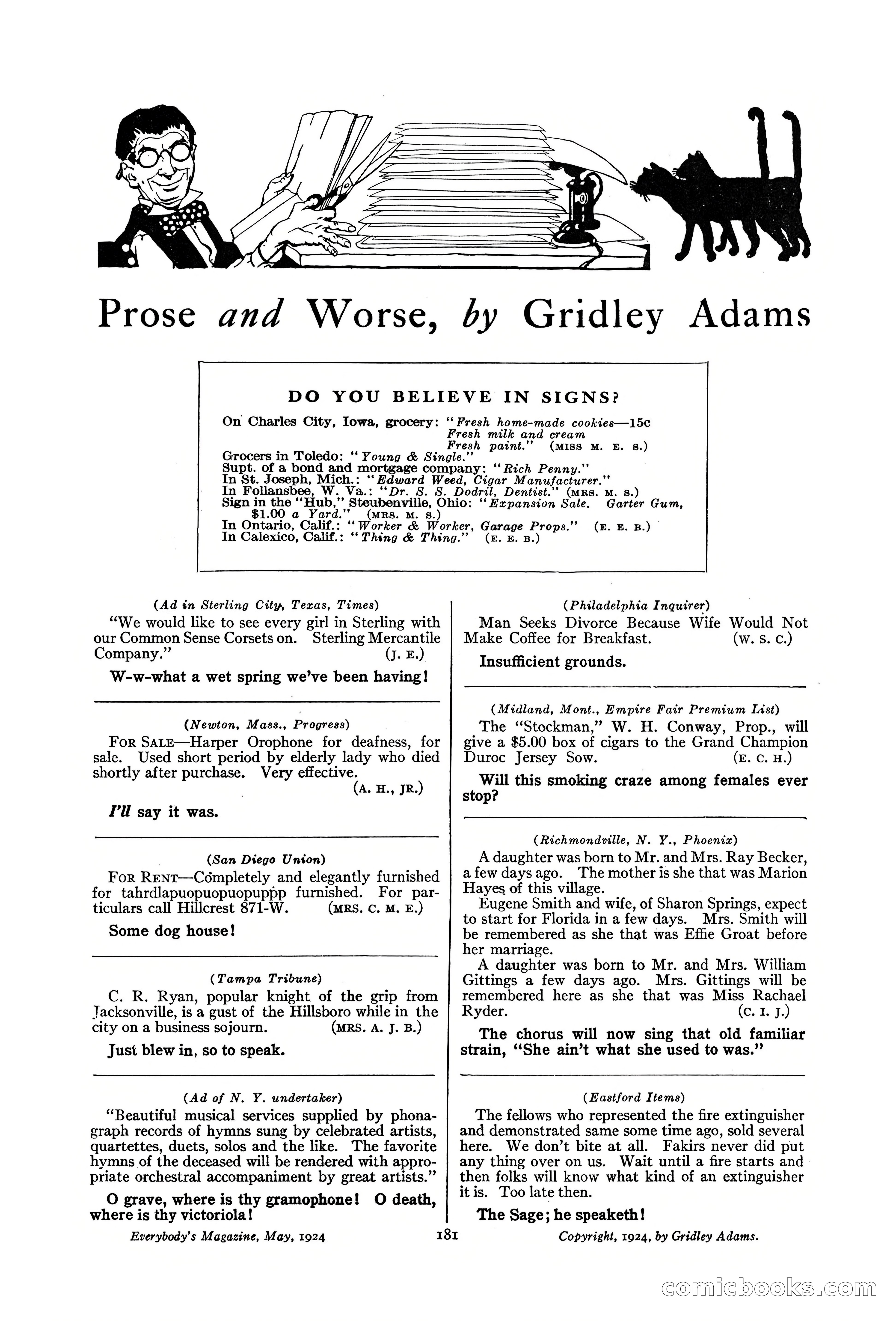 Everybody's Magazine, May 1924 — page 183 of 204