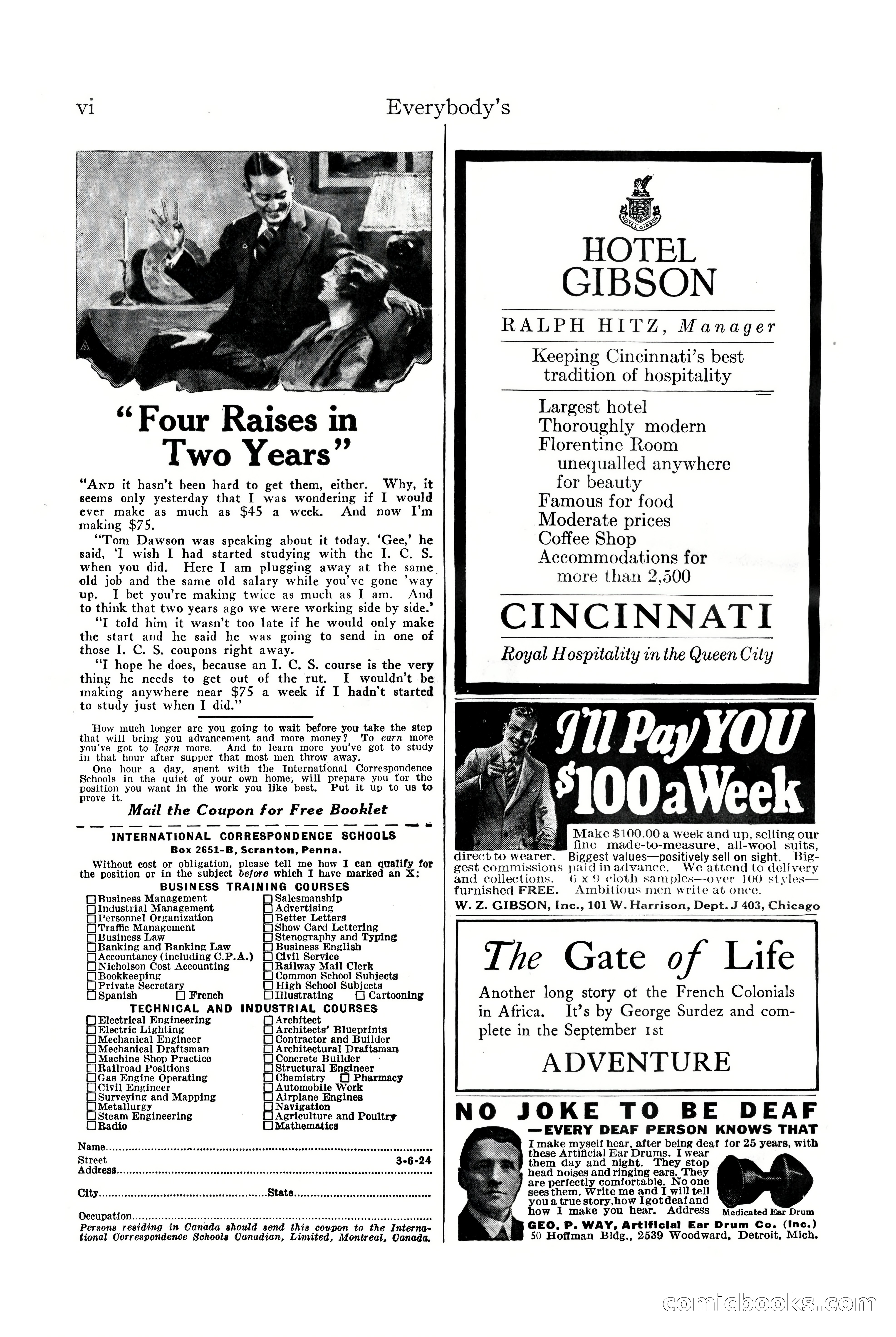 Everybody's Magazine, September 1927 — page 8 of 194