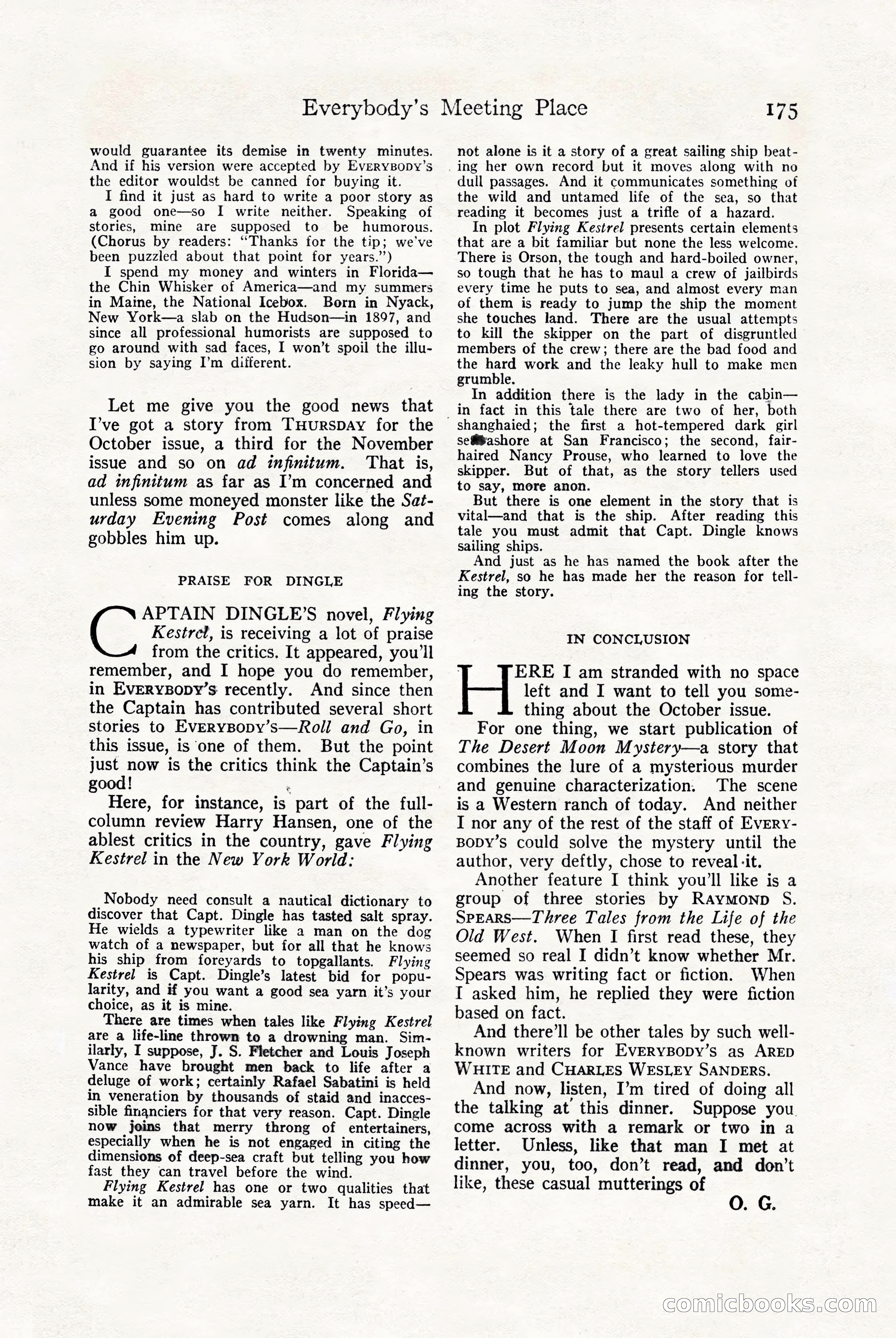 Everybody's Magazine, September 1927 — page 191 of 194