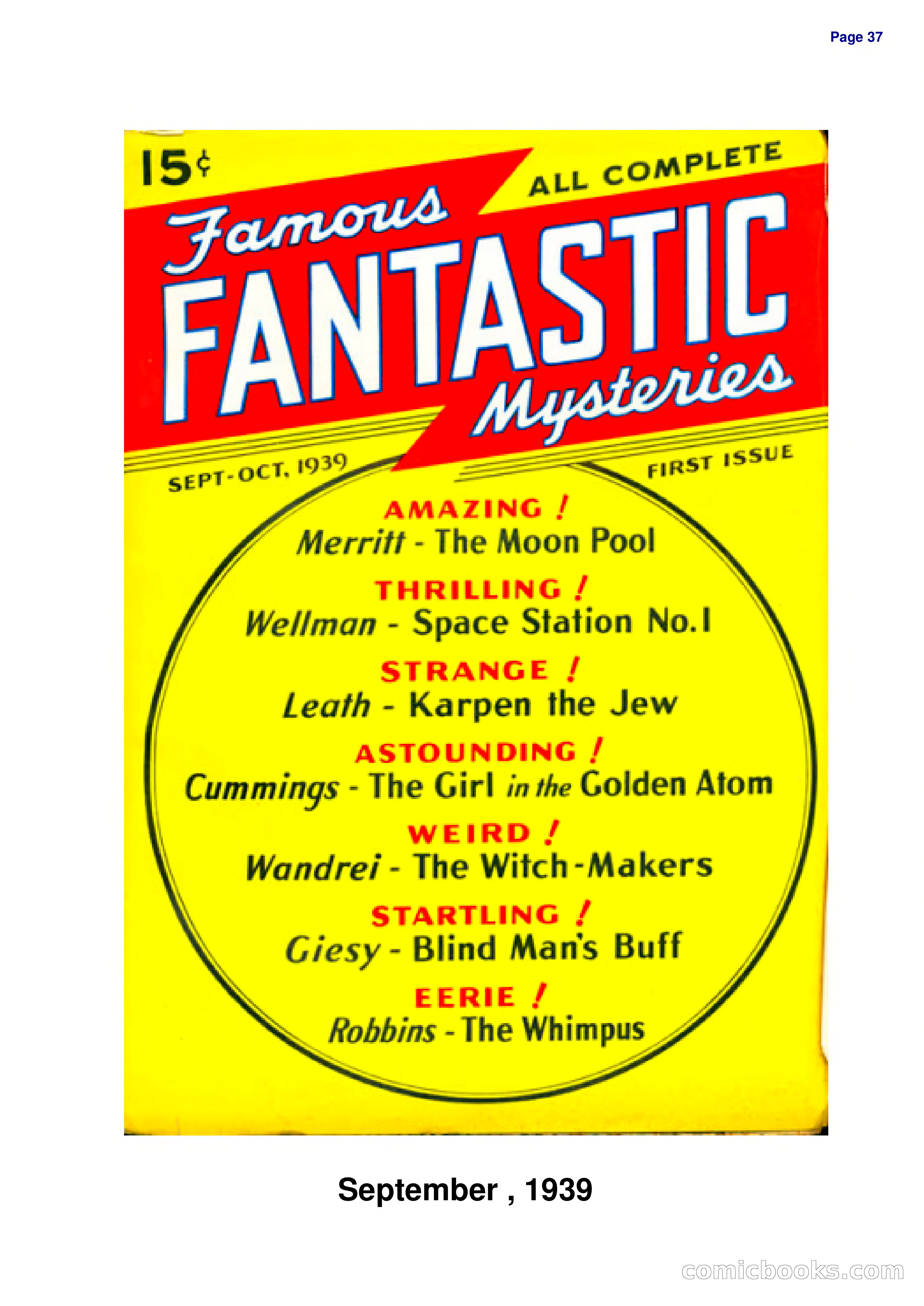 Famous Fantastic Mysteries, v1.1 (September 1939) — page 37 of 133