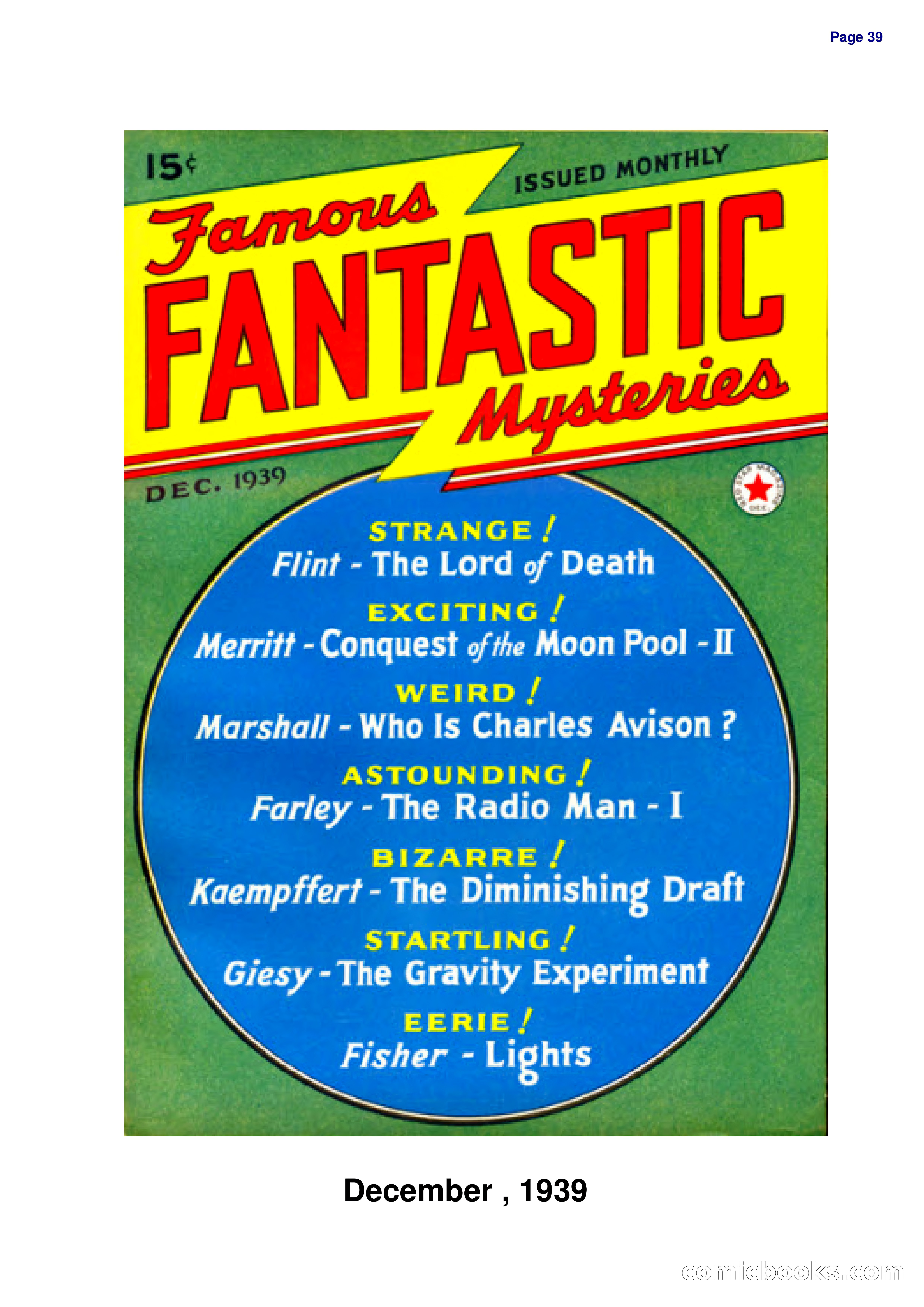 Famous Fantastic Mysteries, v1.1 (September 1939) — page 39 of 133
