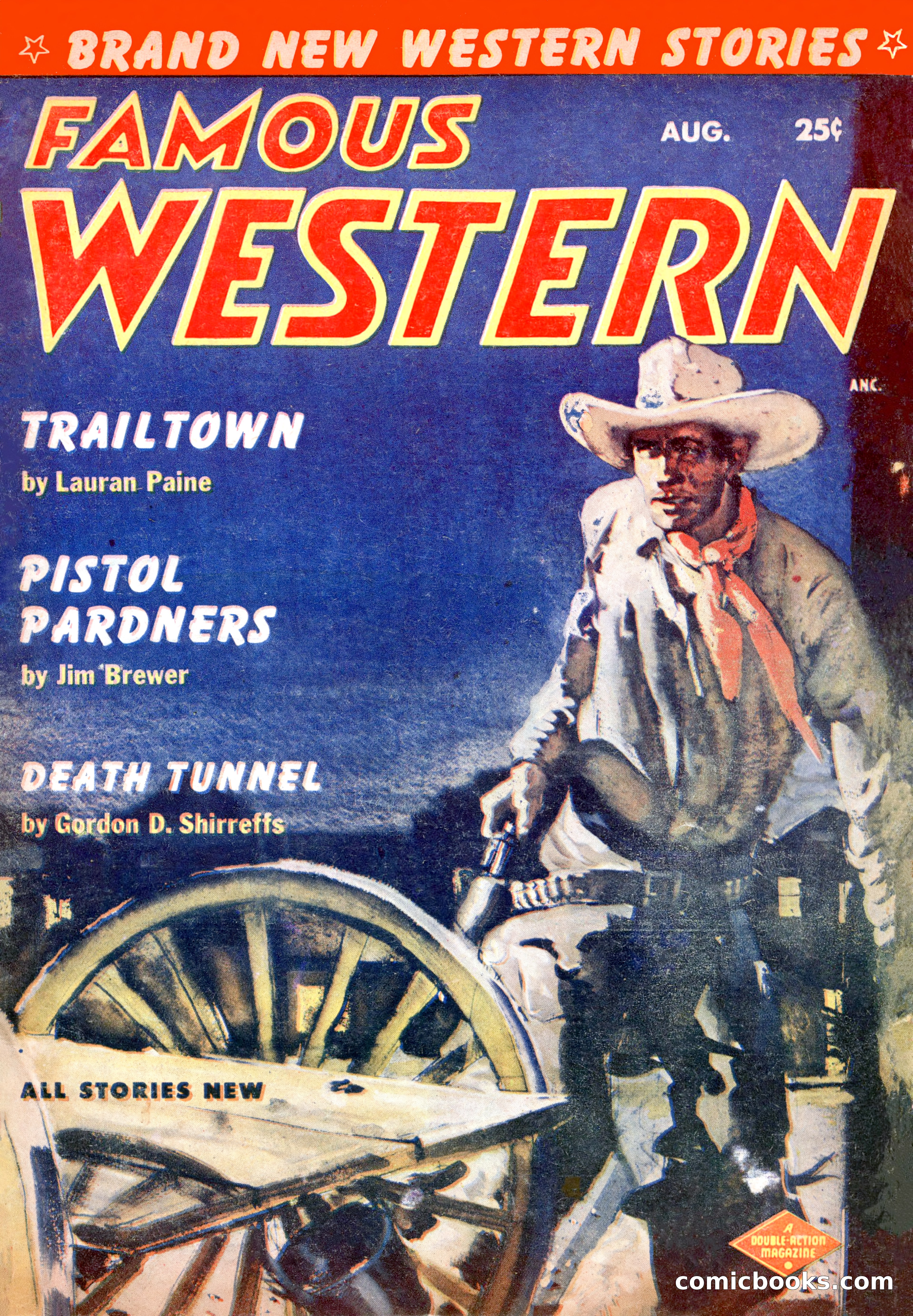 Famous Western, August 1954