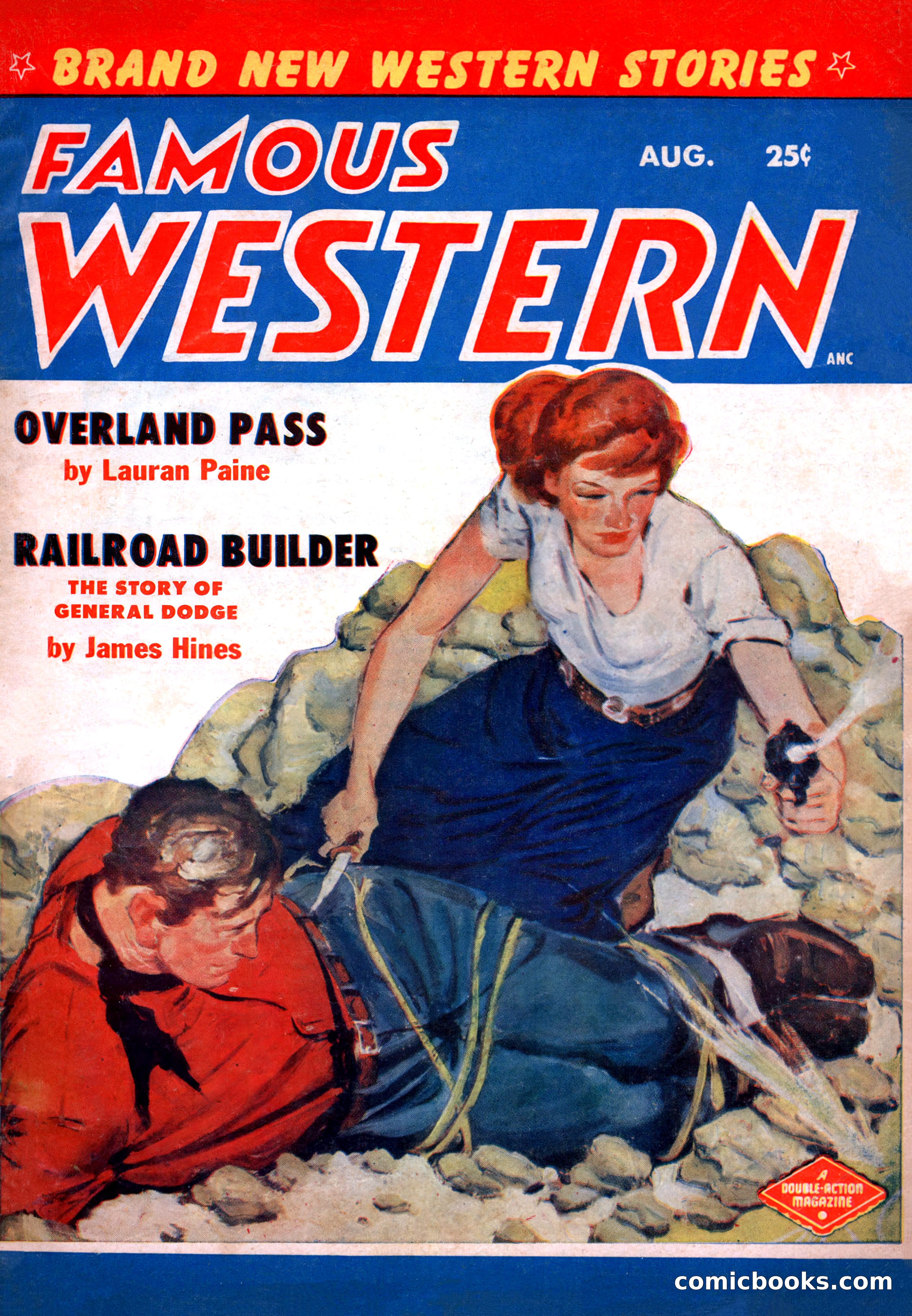 Famous Western, August 1955