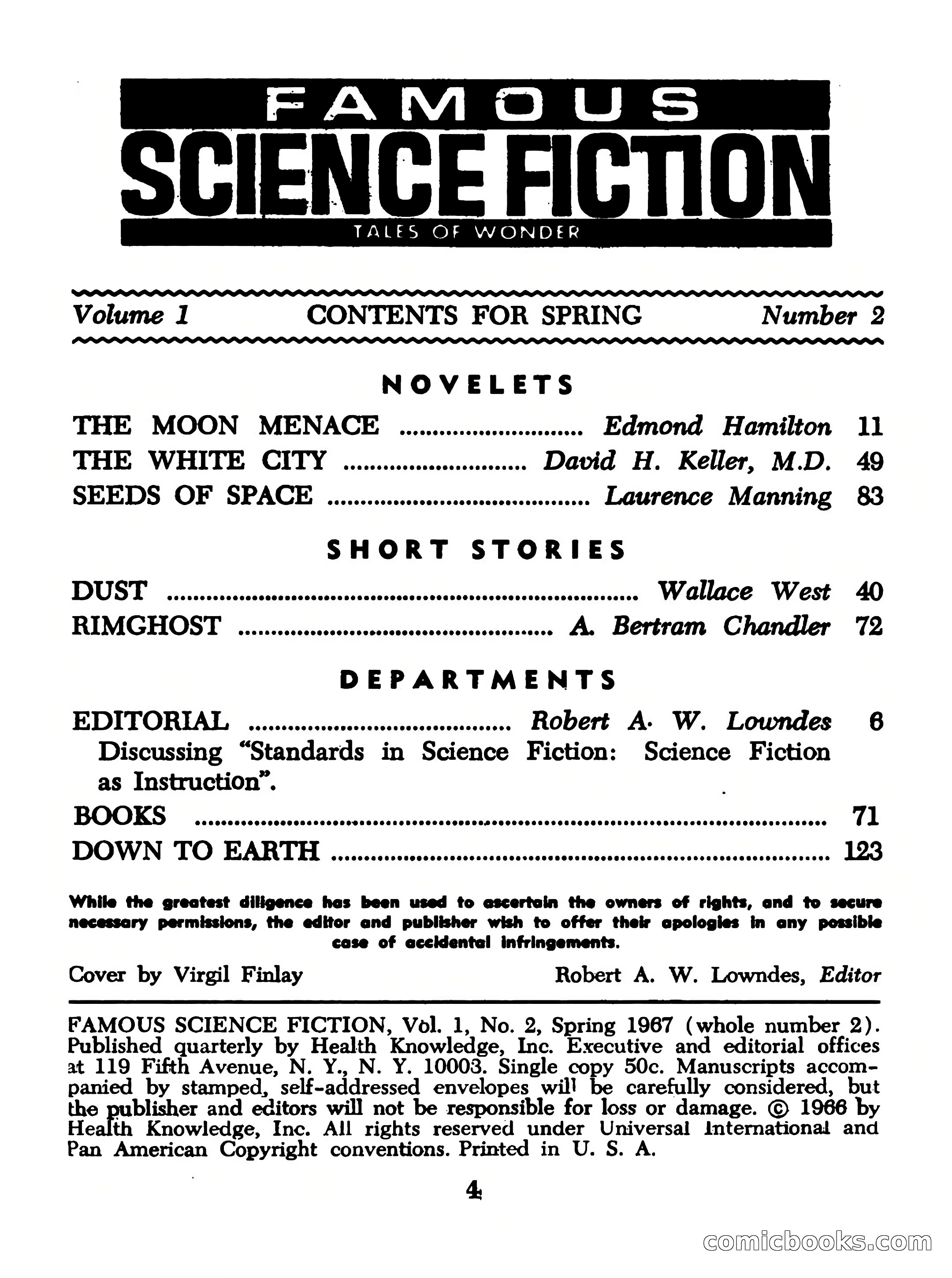 Famous Science Fiction No. 2 — page 4 of 132