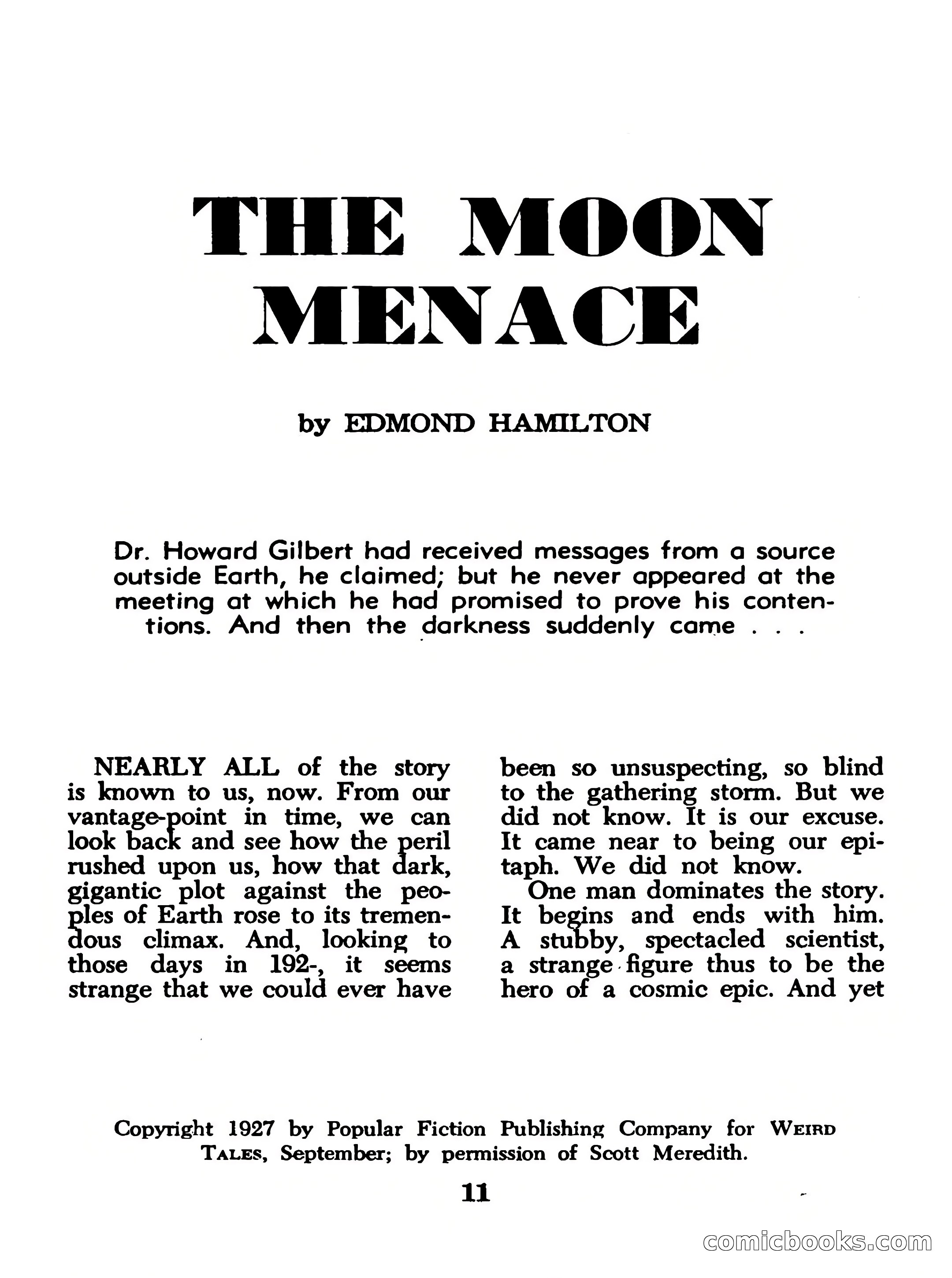 Famous Science Fiction No. 2 — page 11 of 132