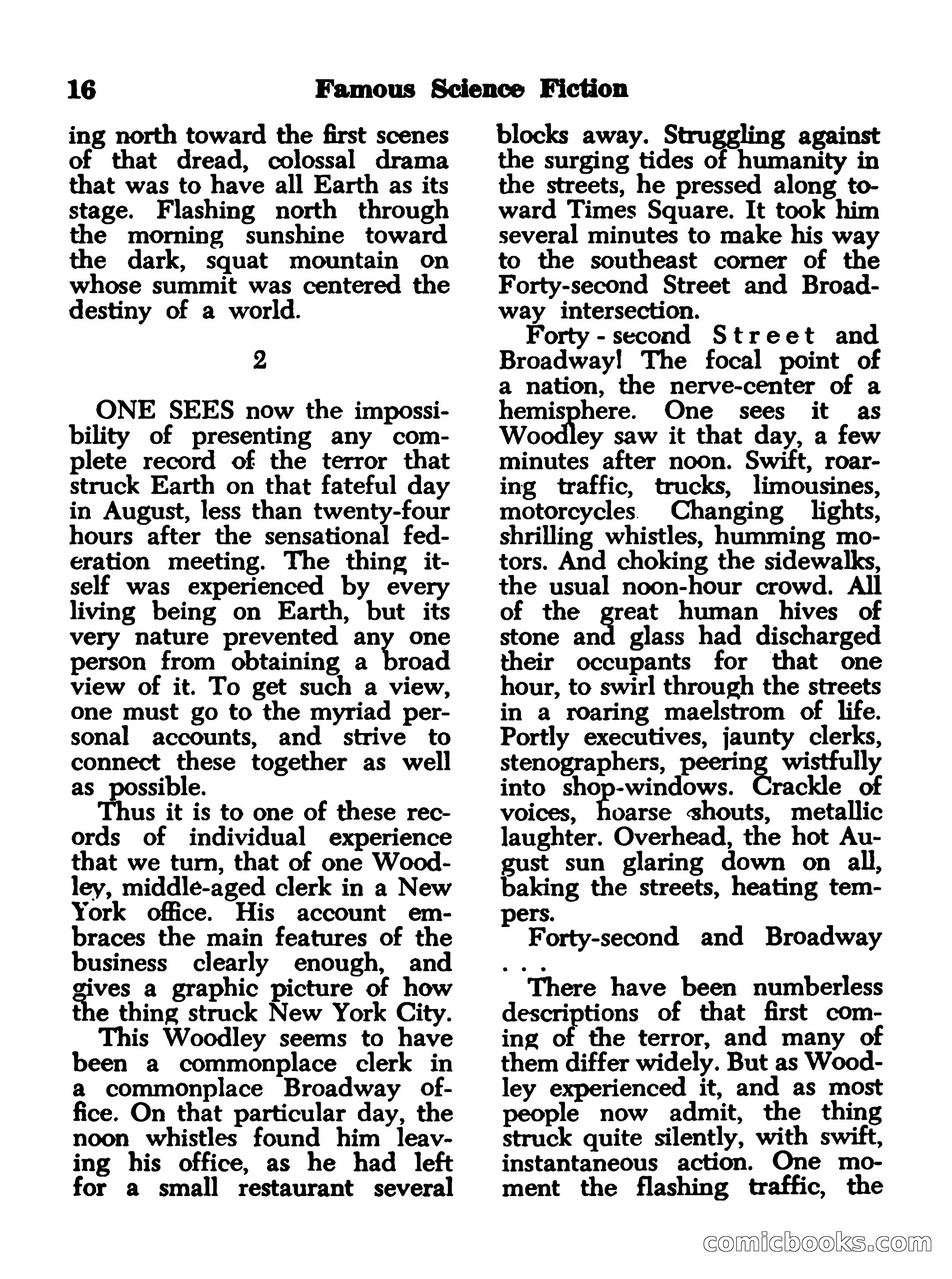 Famous Science Fiction No. 2 — page 16 of 132