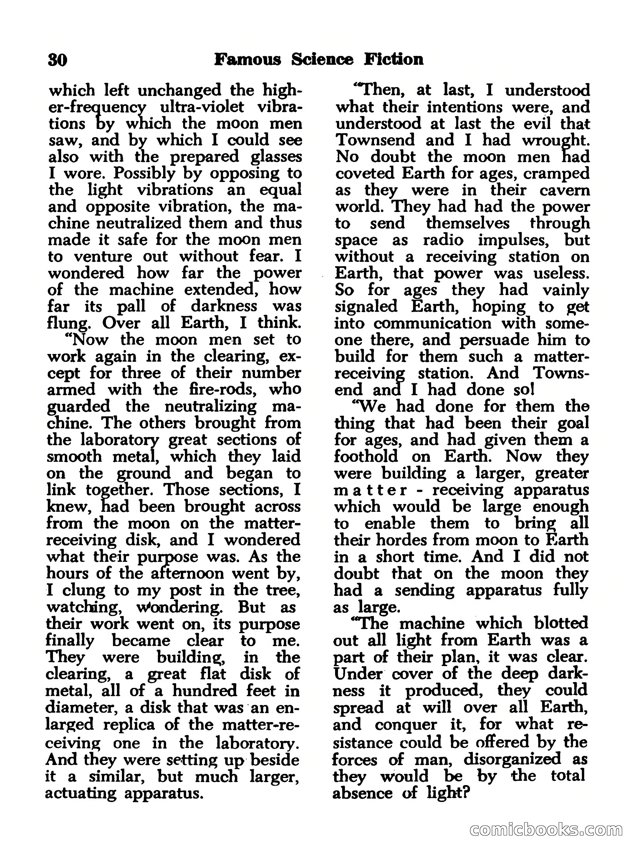 Famous Science Fiction No. 2 — page 30 of 132