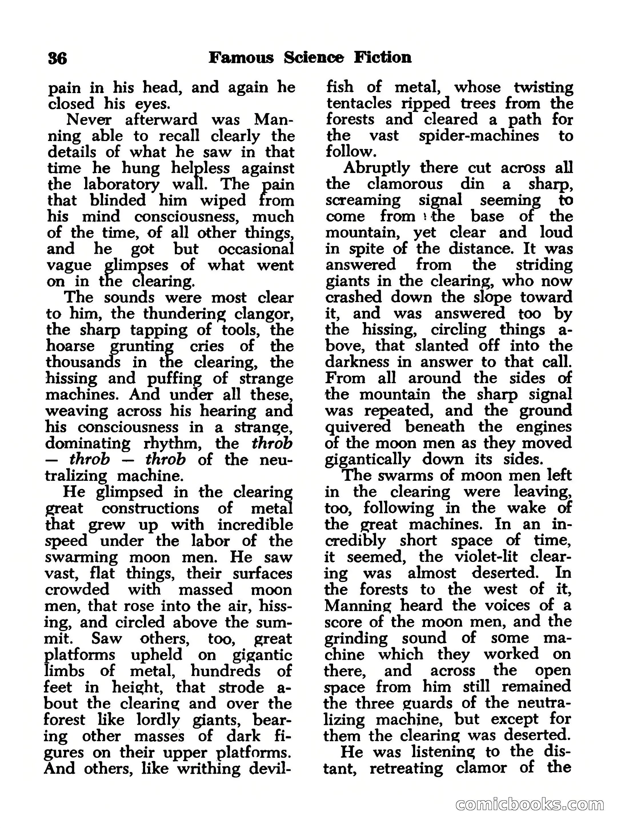 Famous Science Fiction No. 2 — page 36 of 132
