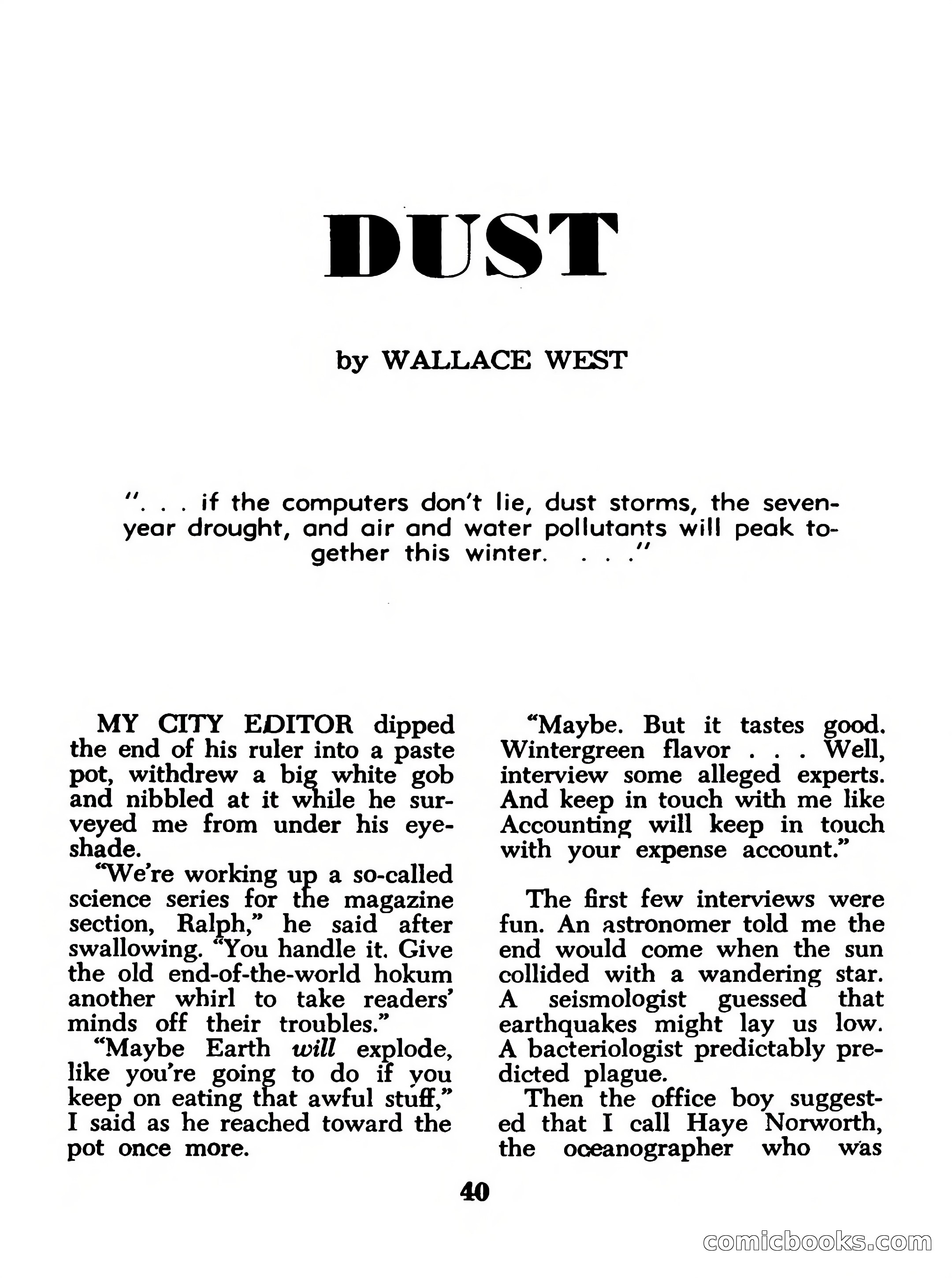 Famous Science Fiction No. 2 — page 40 of 132