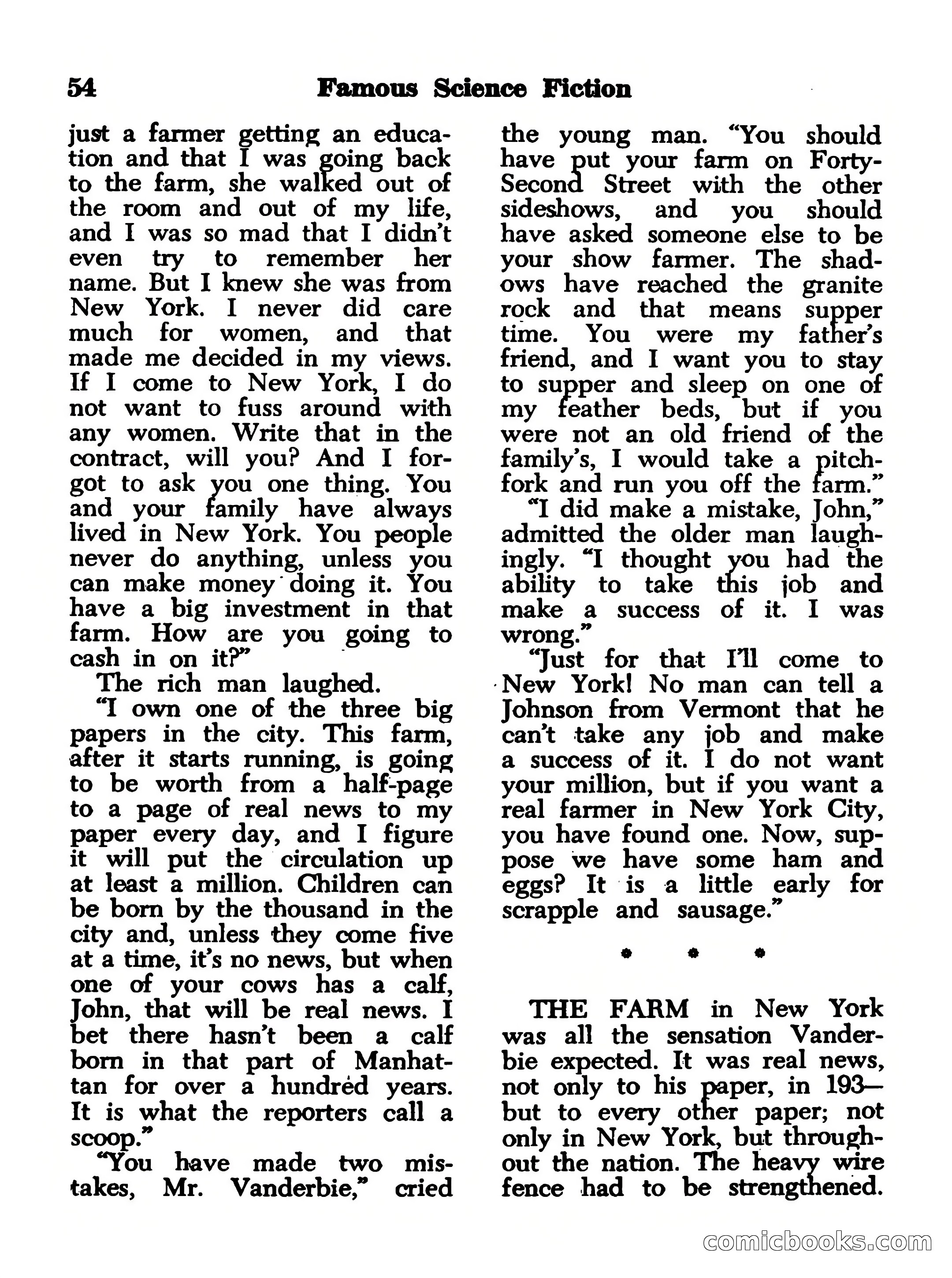 Famous Science Fiction No. 2 — page 54 of 132