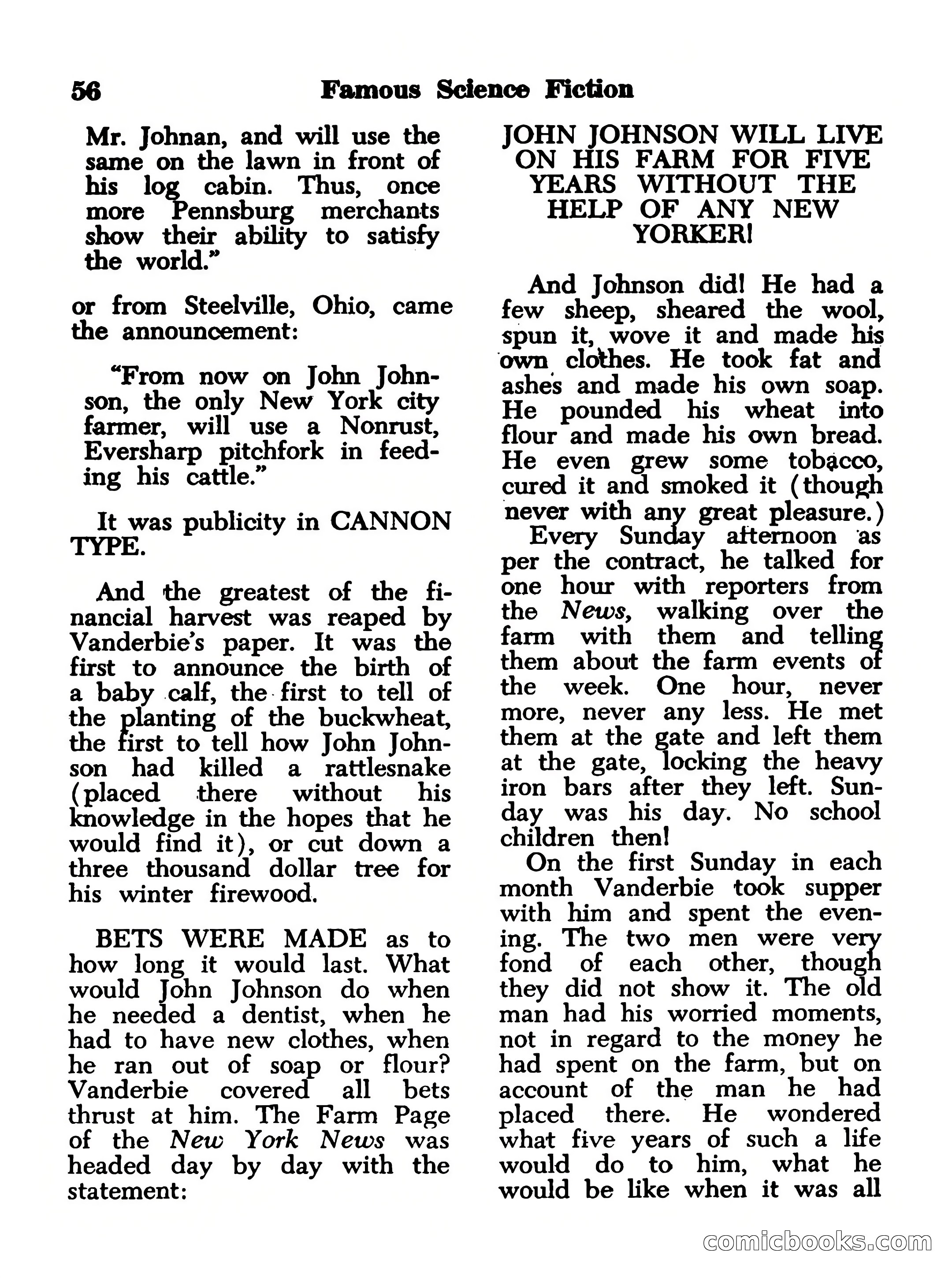 Famous Science Fiction No. 2 — page 56 of 132