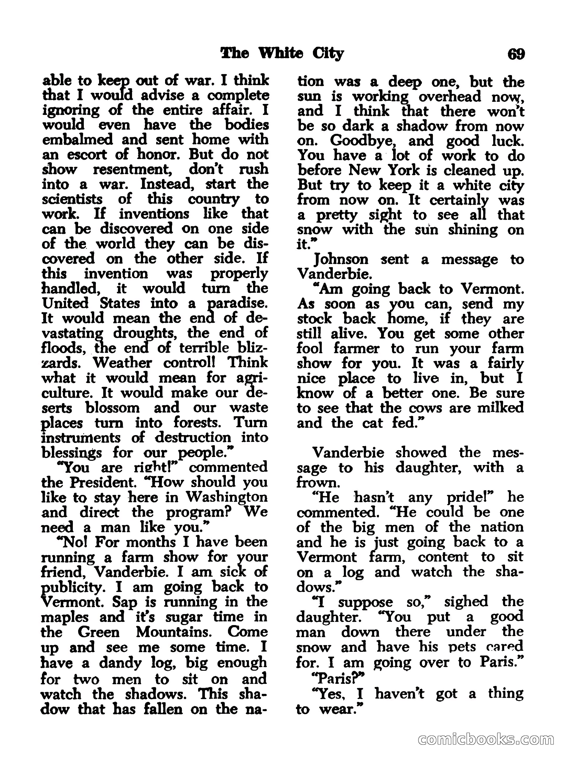 Famous Science Fiction No. 2 — page 69 of 132