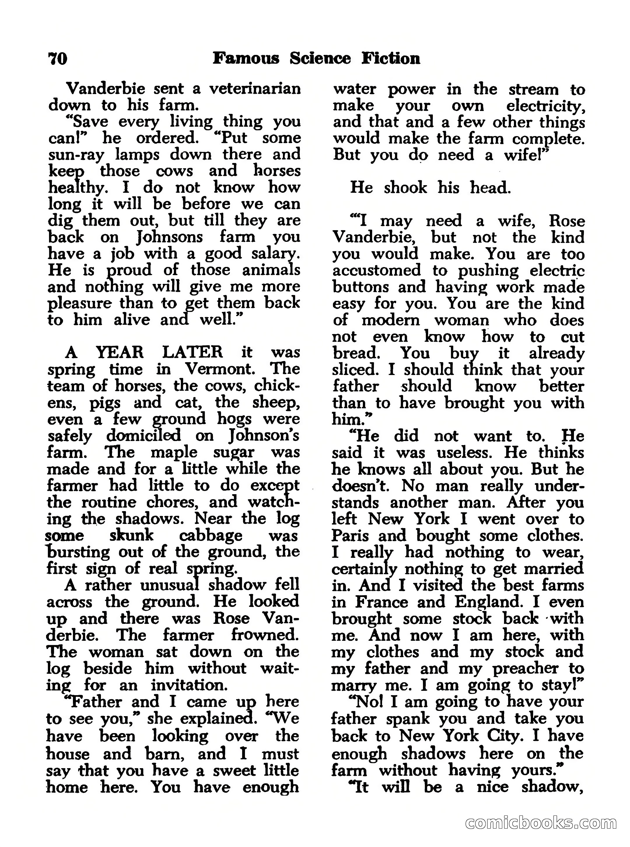 Famous Science Fiction No. 2 — page 70 of 132