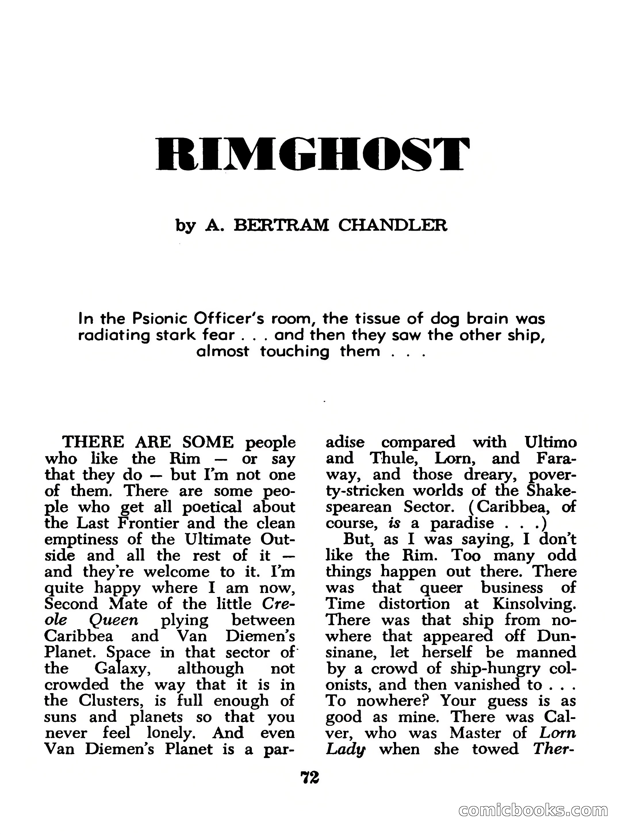 Famous Science Fiction No. 2 — page 72 of 132
