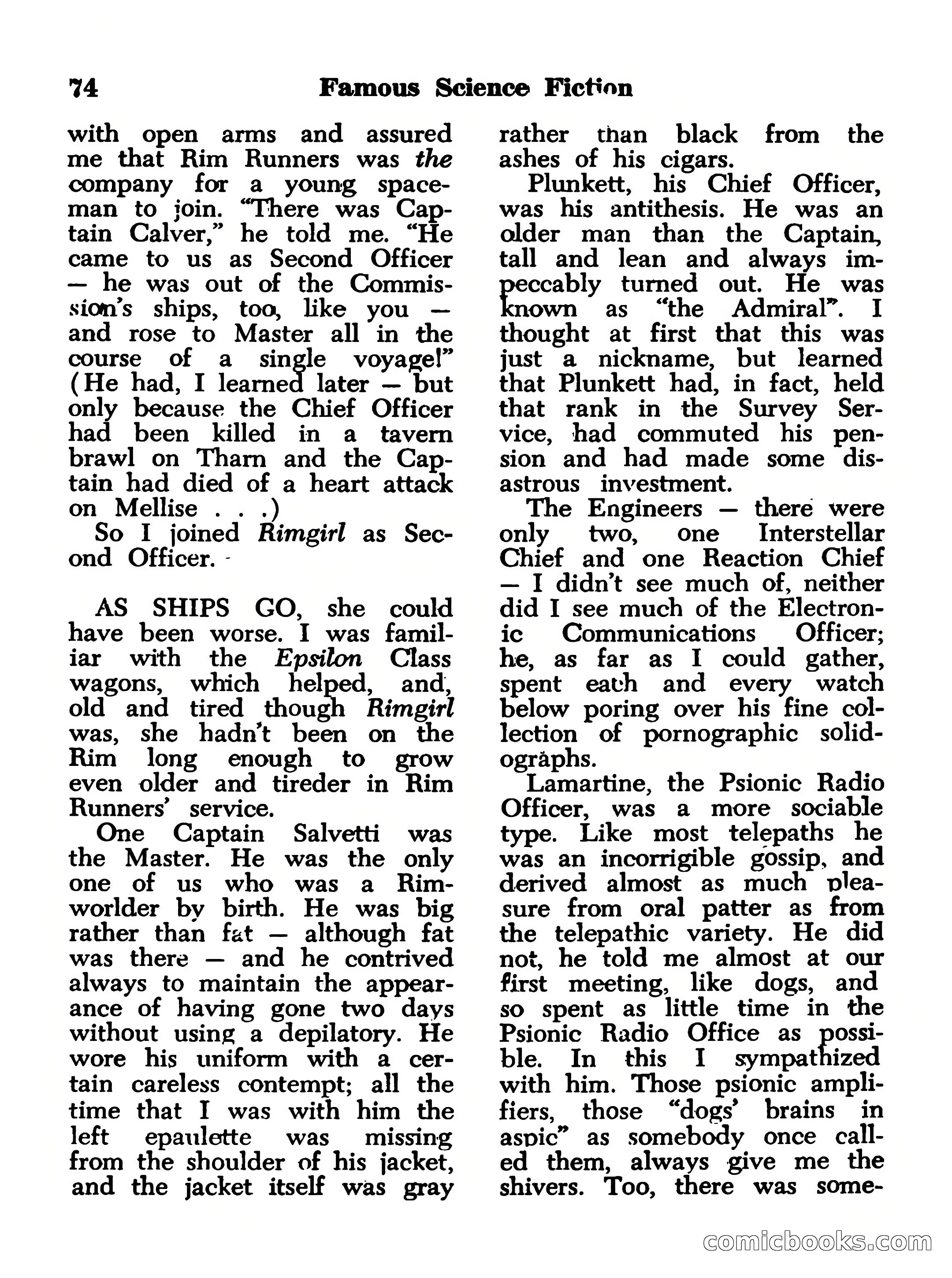 Famous Science Fiction No. 2 — page 74 of 132