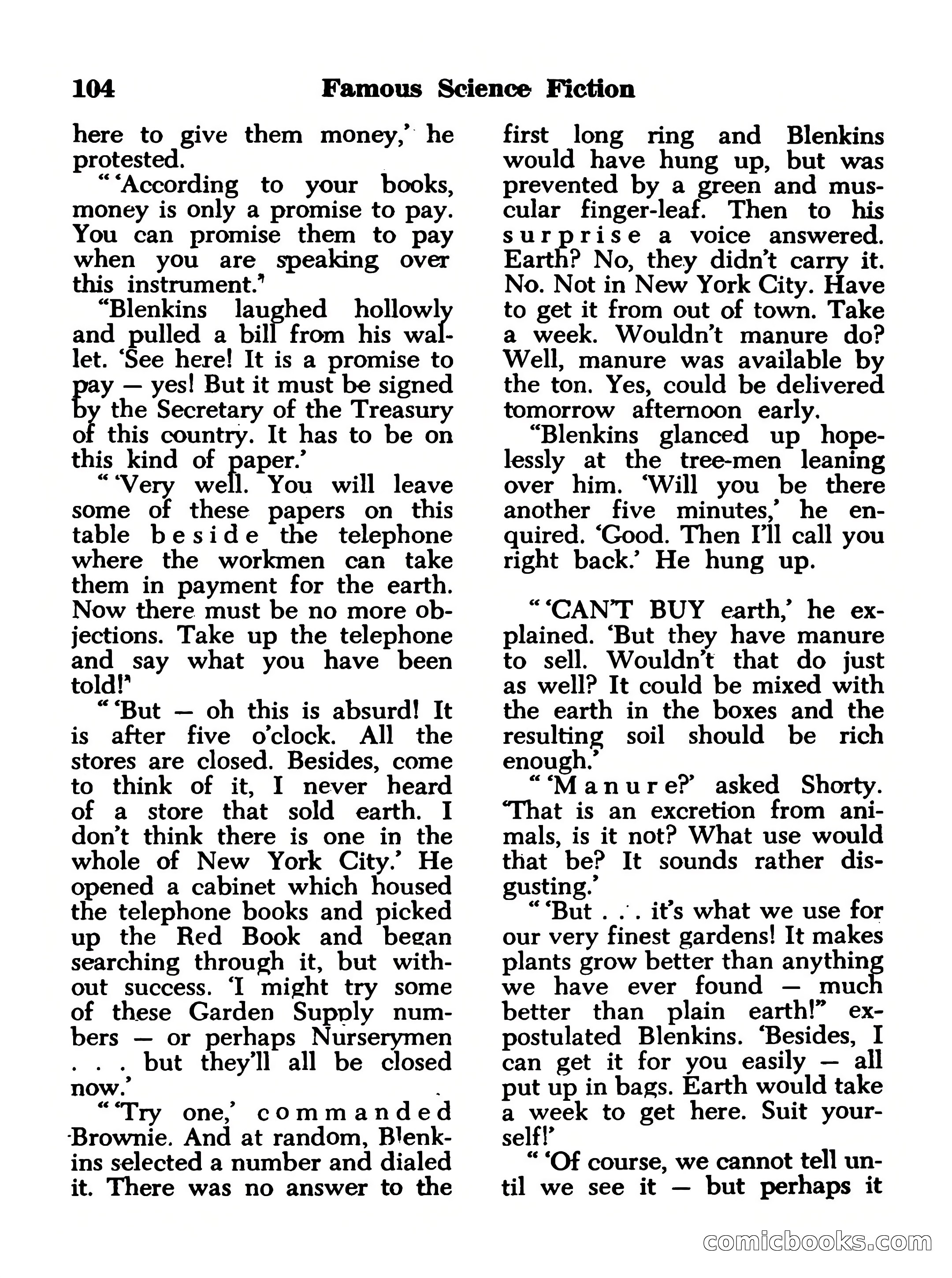 Famous Science Fiction No. 2 — page 104 of 132
