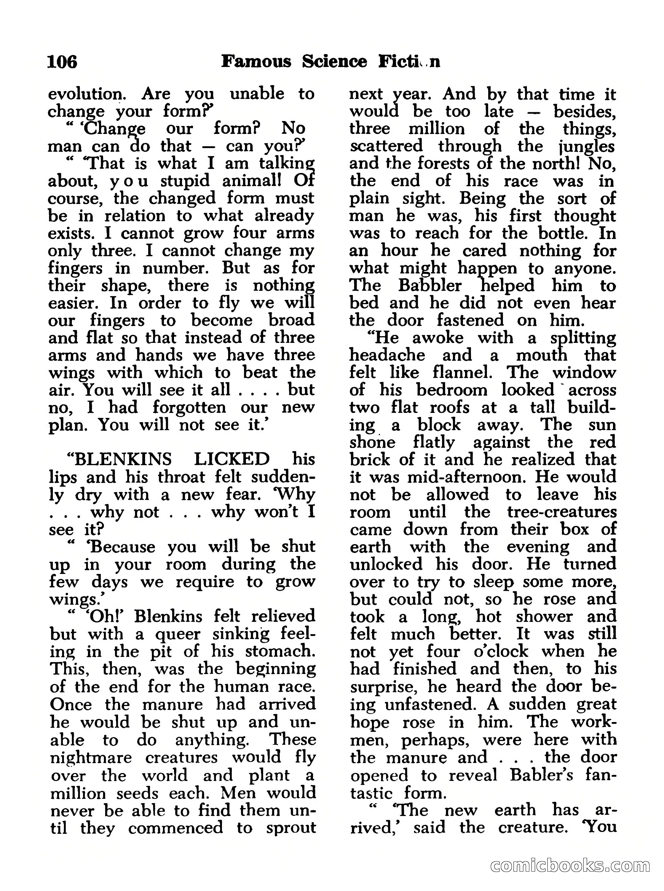Famous Science Fiction No. 2 — page 106 of 132