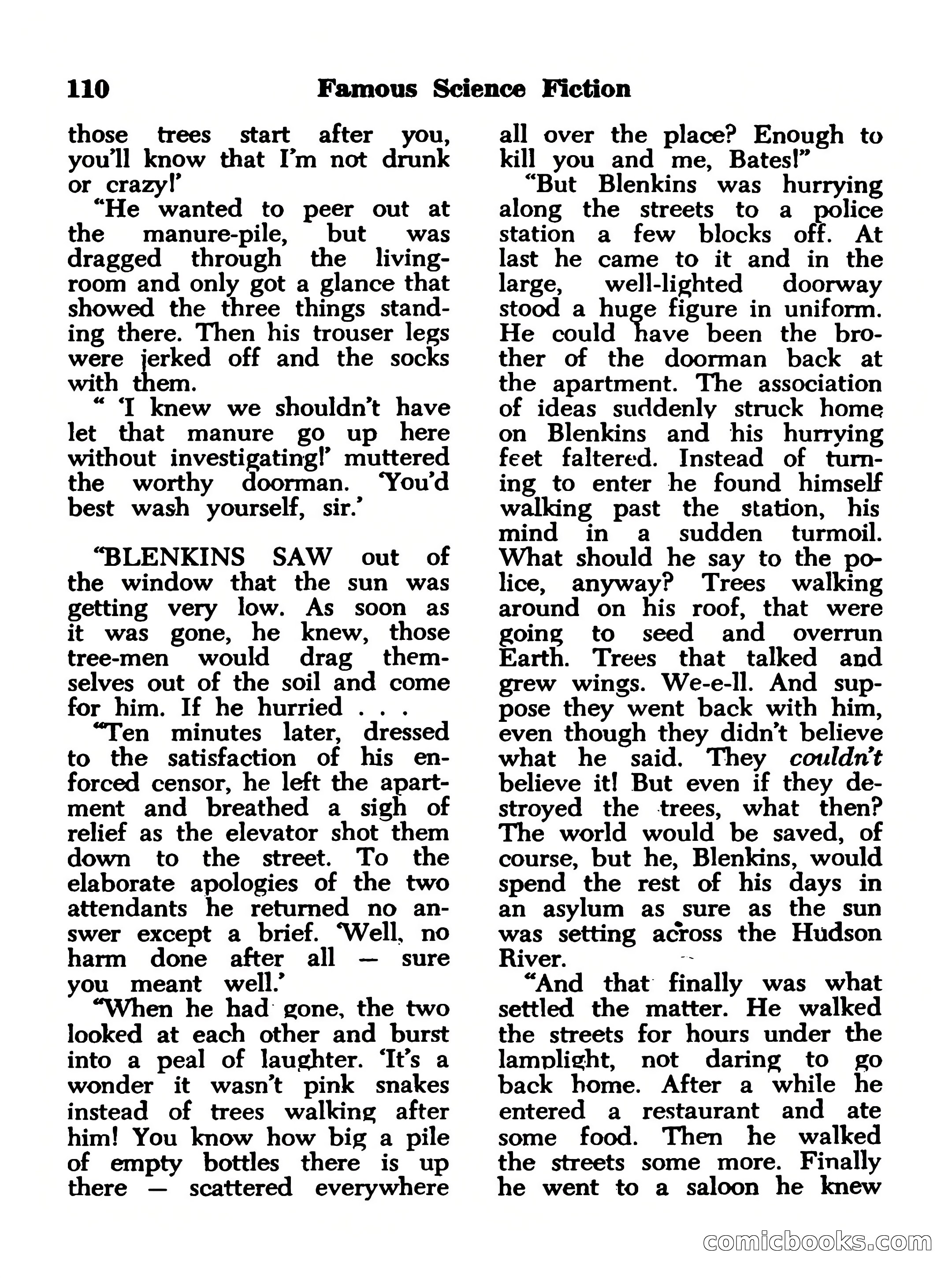 Famous Science Fiction No. 2 — page 110 of 132