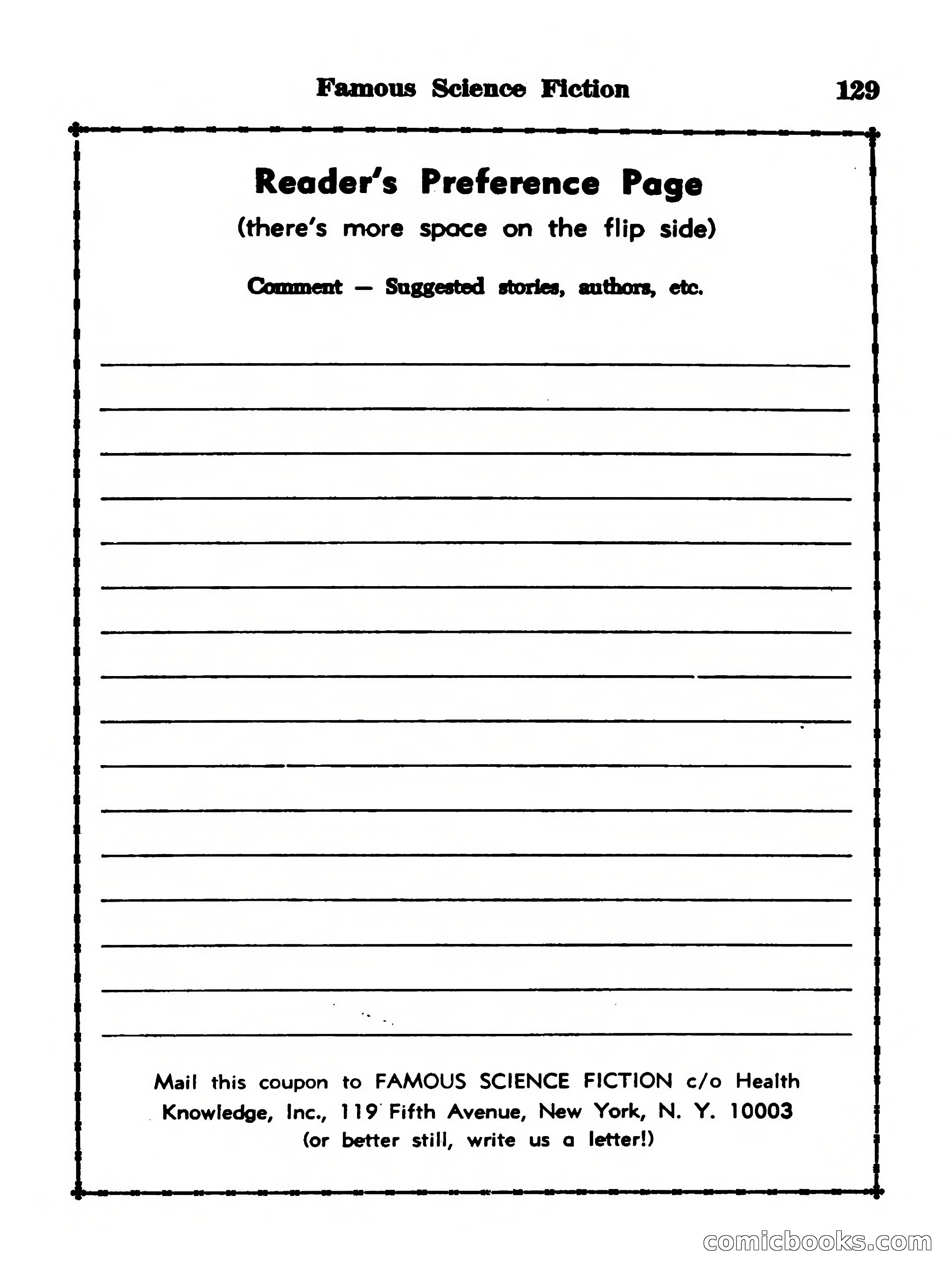 Famous Science Fiction No. 2 — page 129 of 132