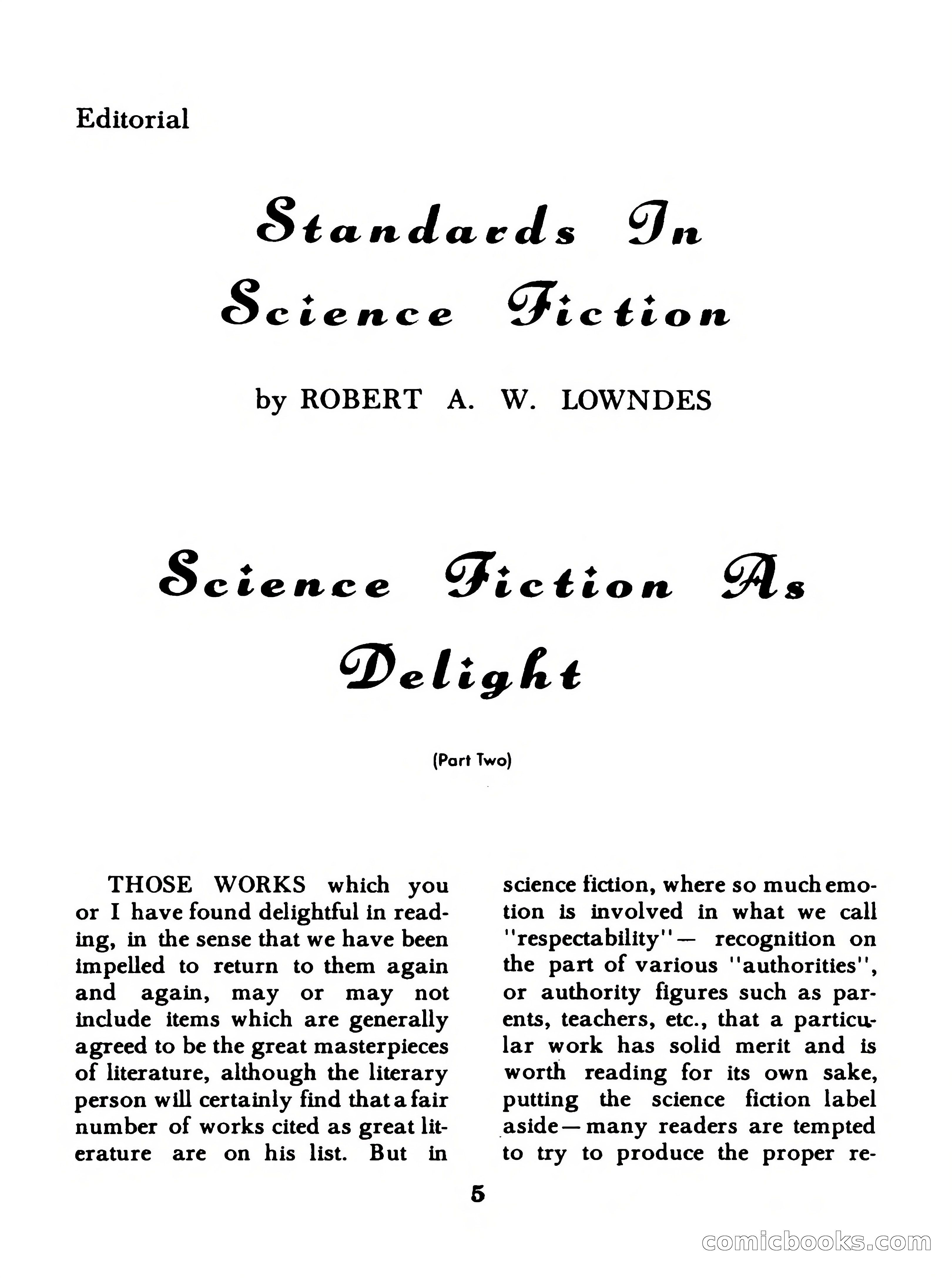 Famous Science Fiction No. 5 — page 5 of 132