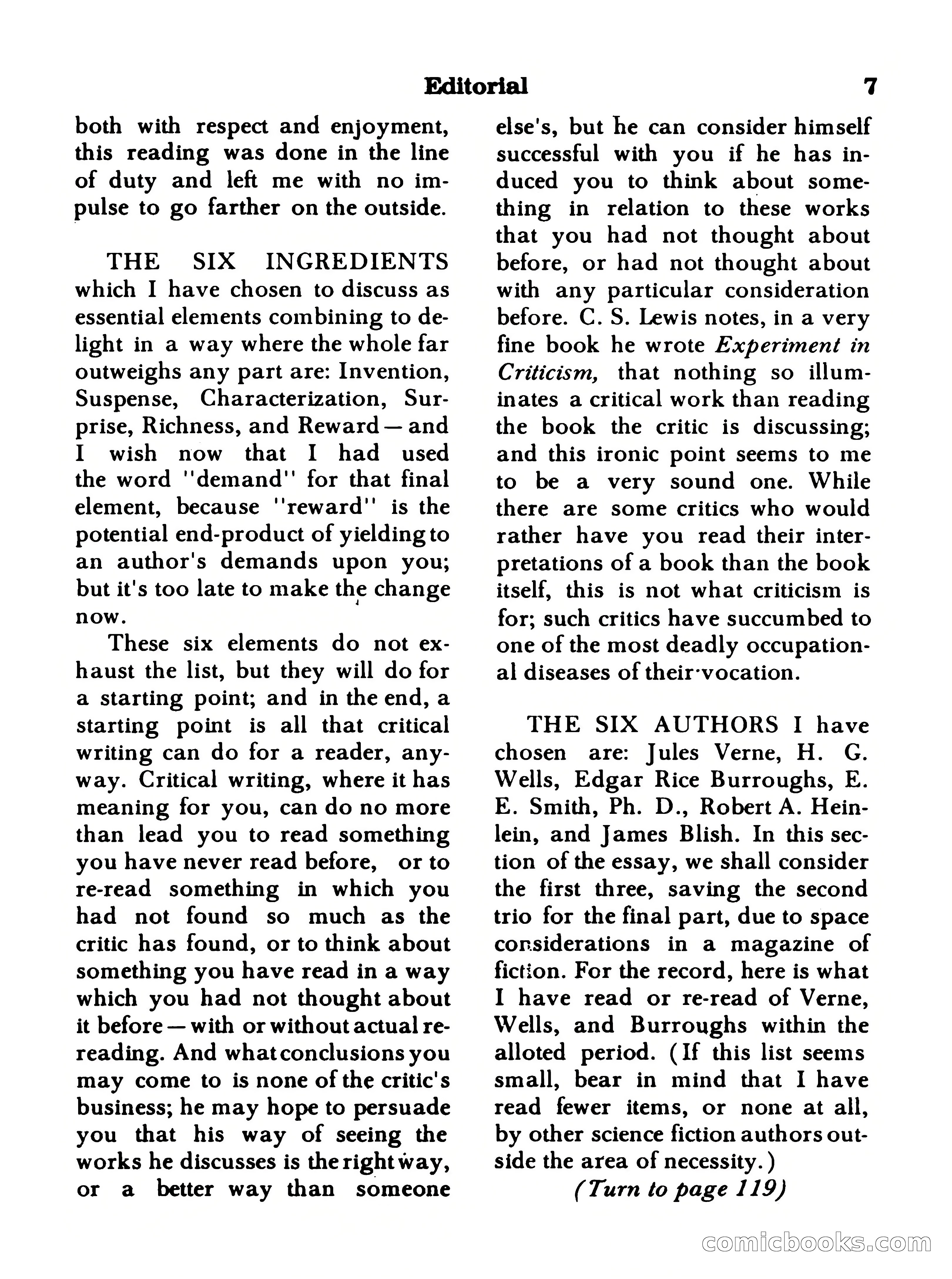 Famous Science Fiction No. 5 — page 7 of 132