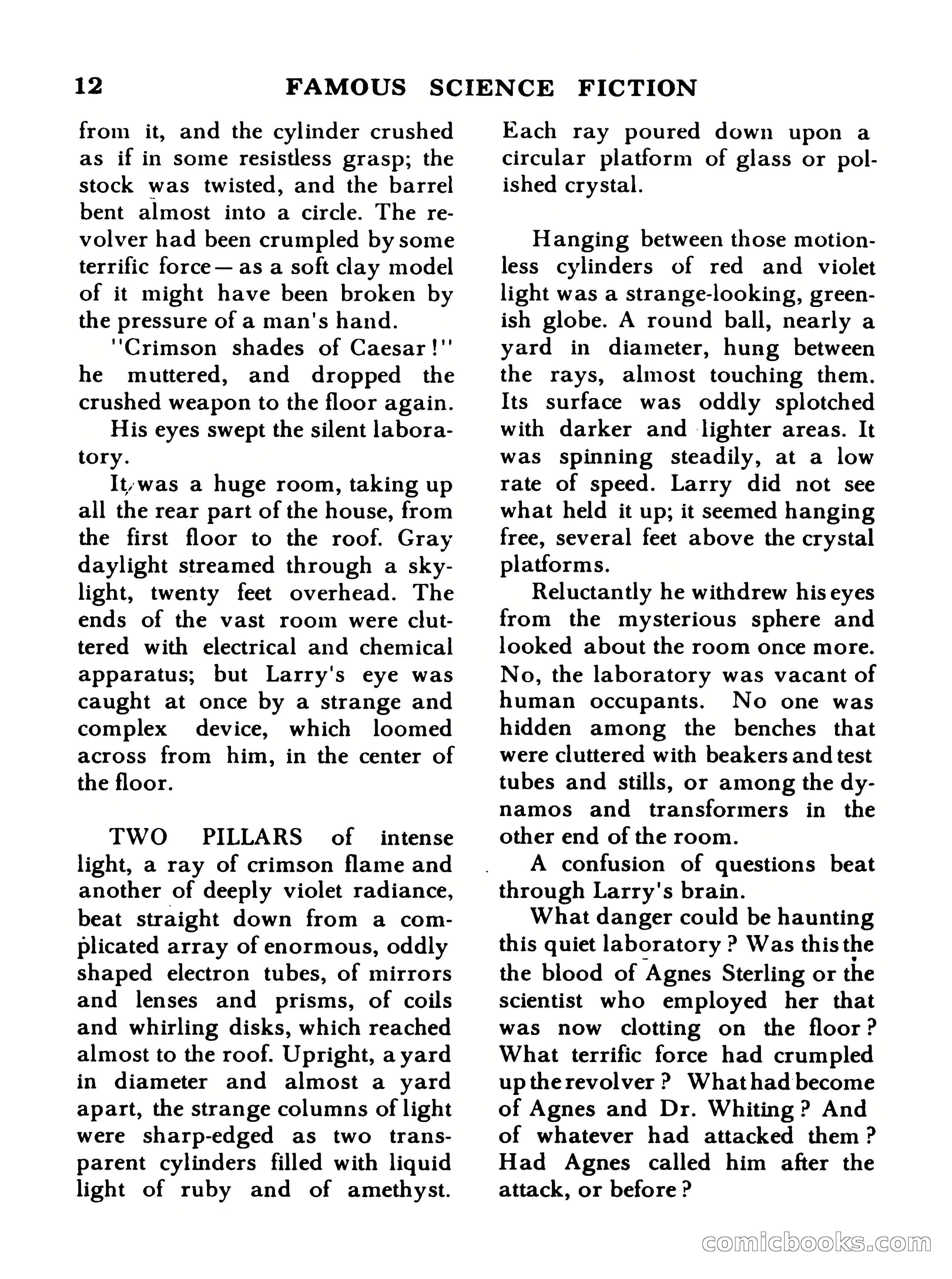 Famous Science Fiction No. 5 — page 12 of 132