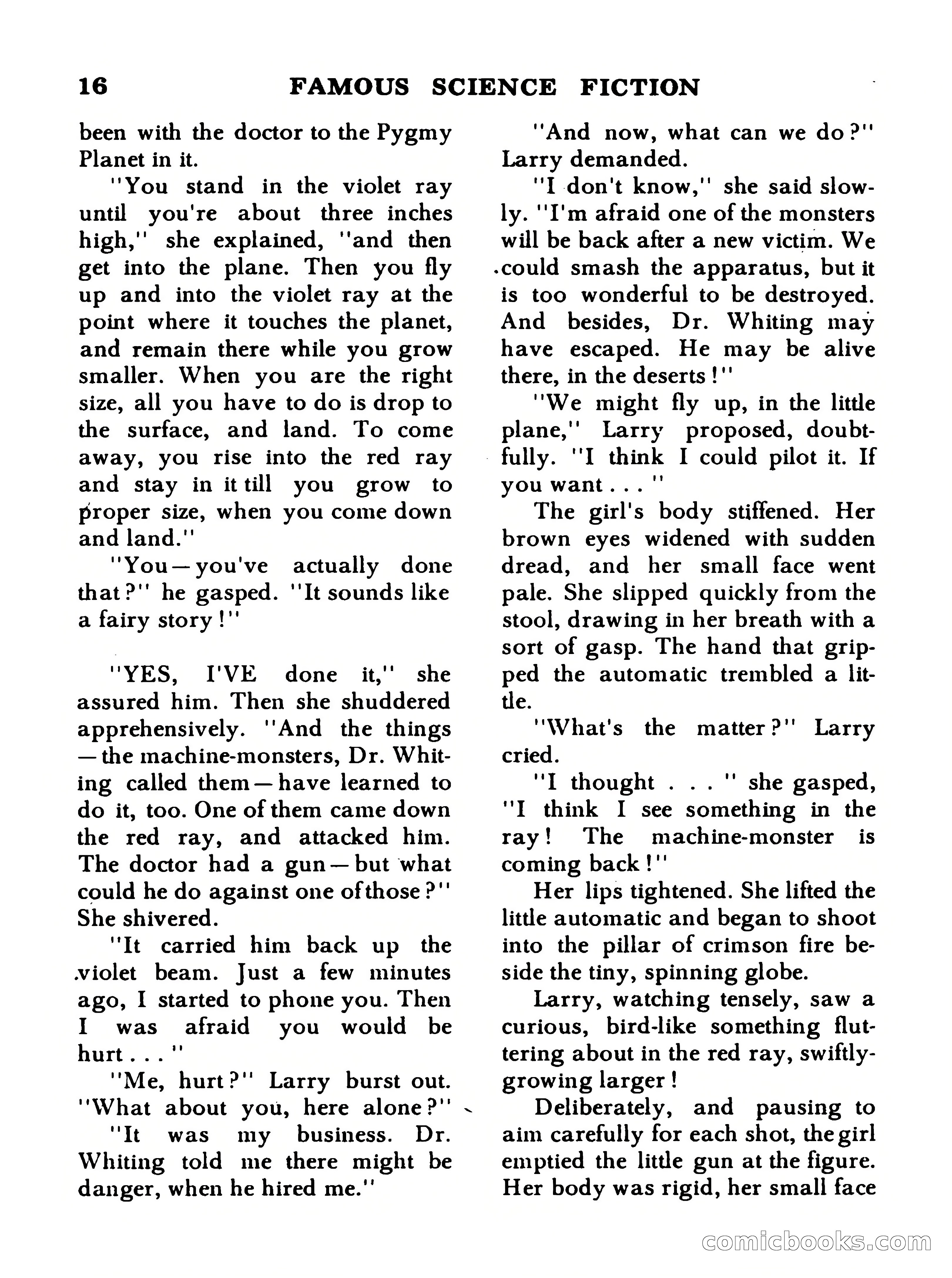 Famous Science Fiction No. 5 — page 16 of 132