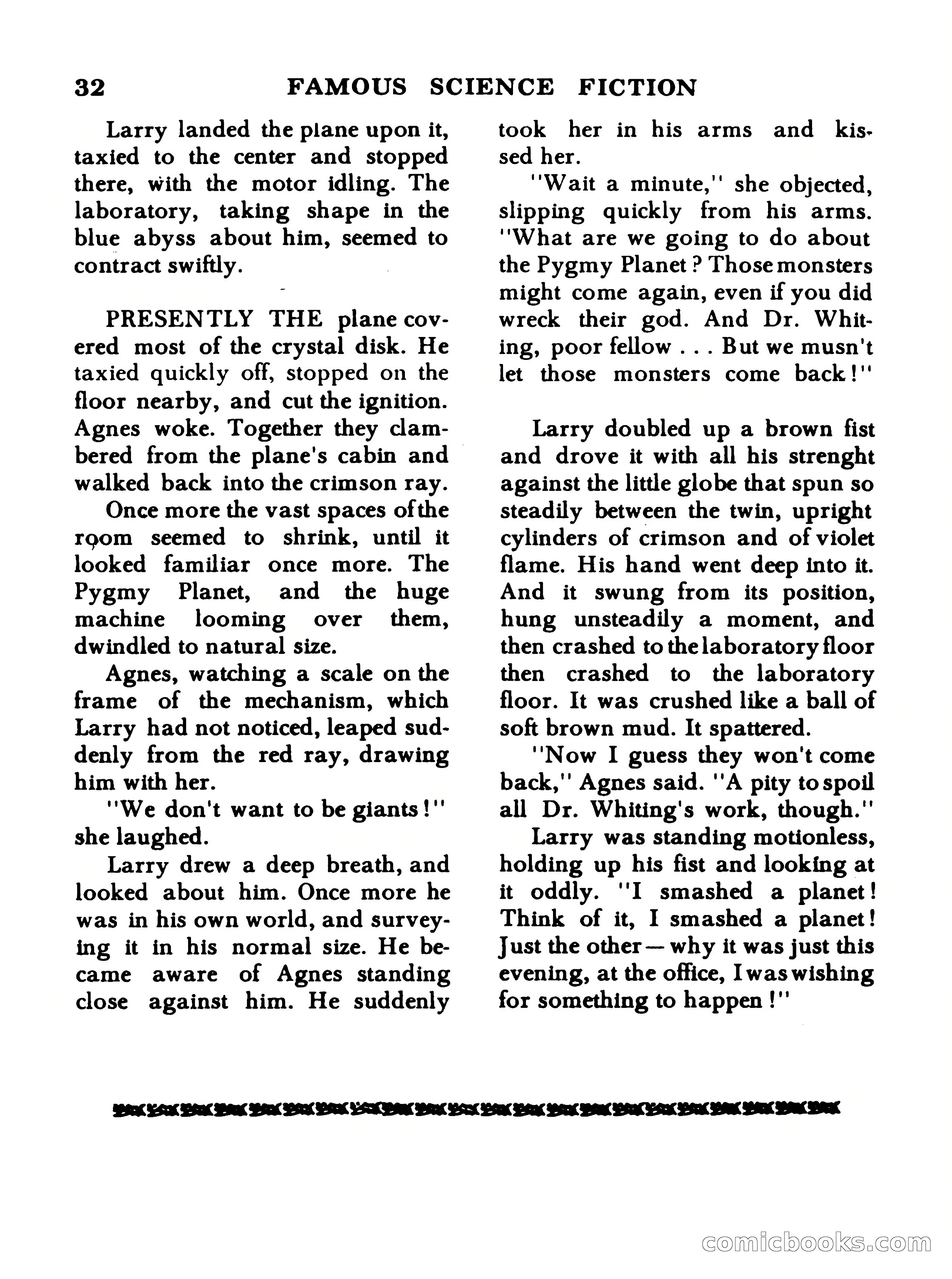 Famous Science Fiction No. 5 — page 32 of 132