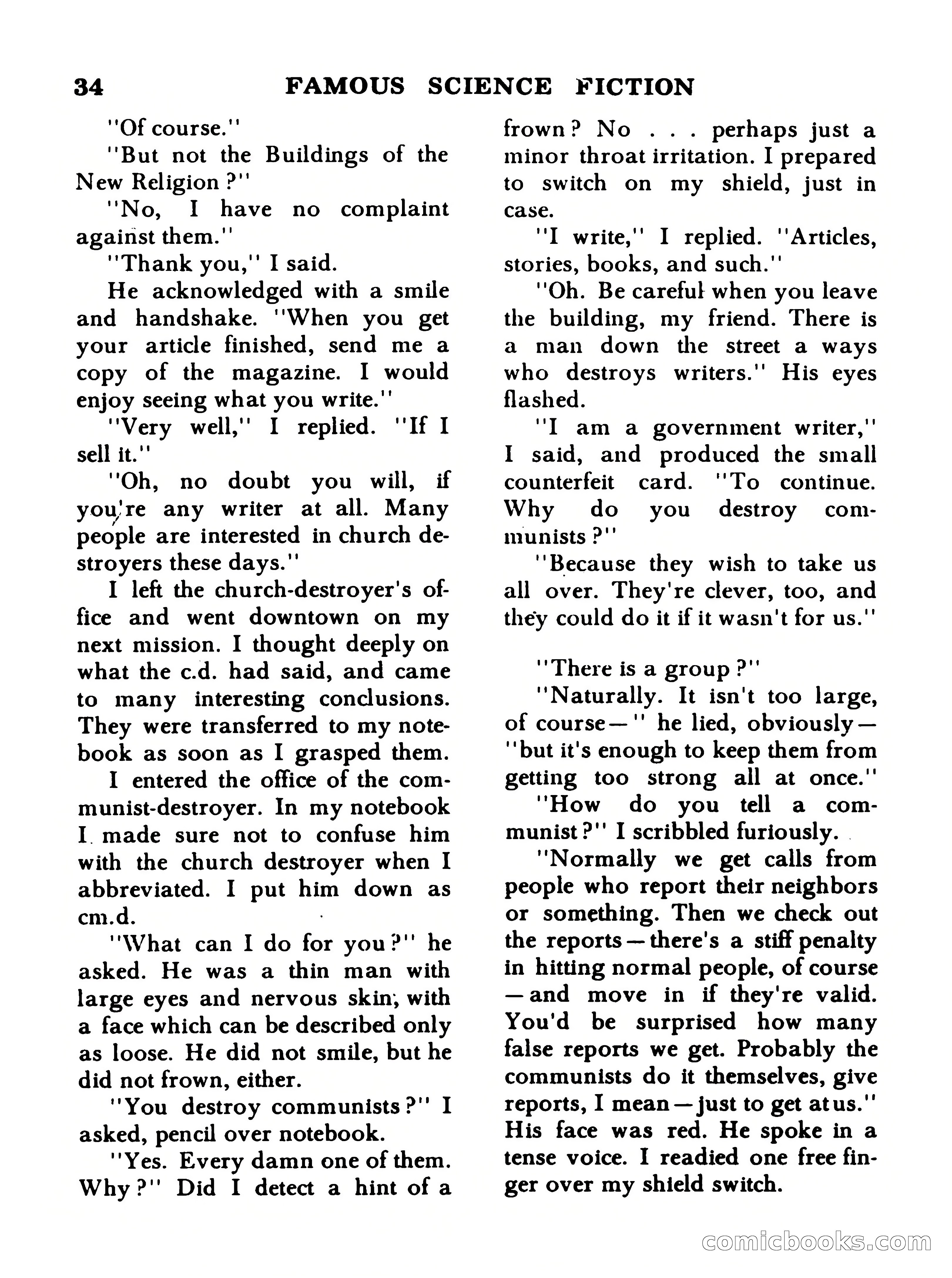 Famous Science Fiction No. 5 — page 34 of 132