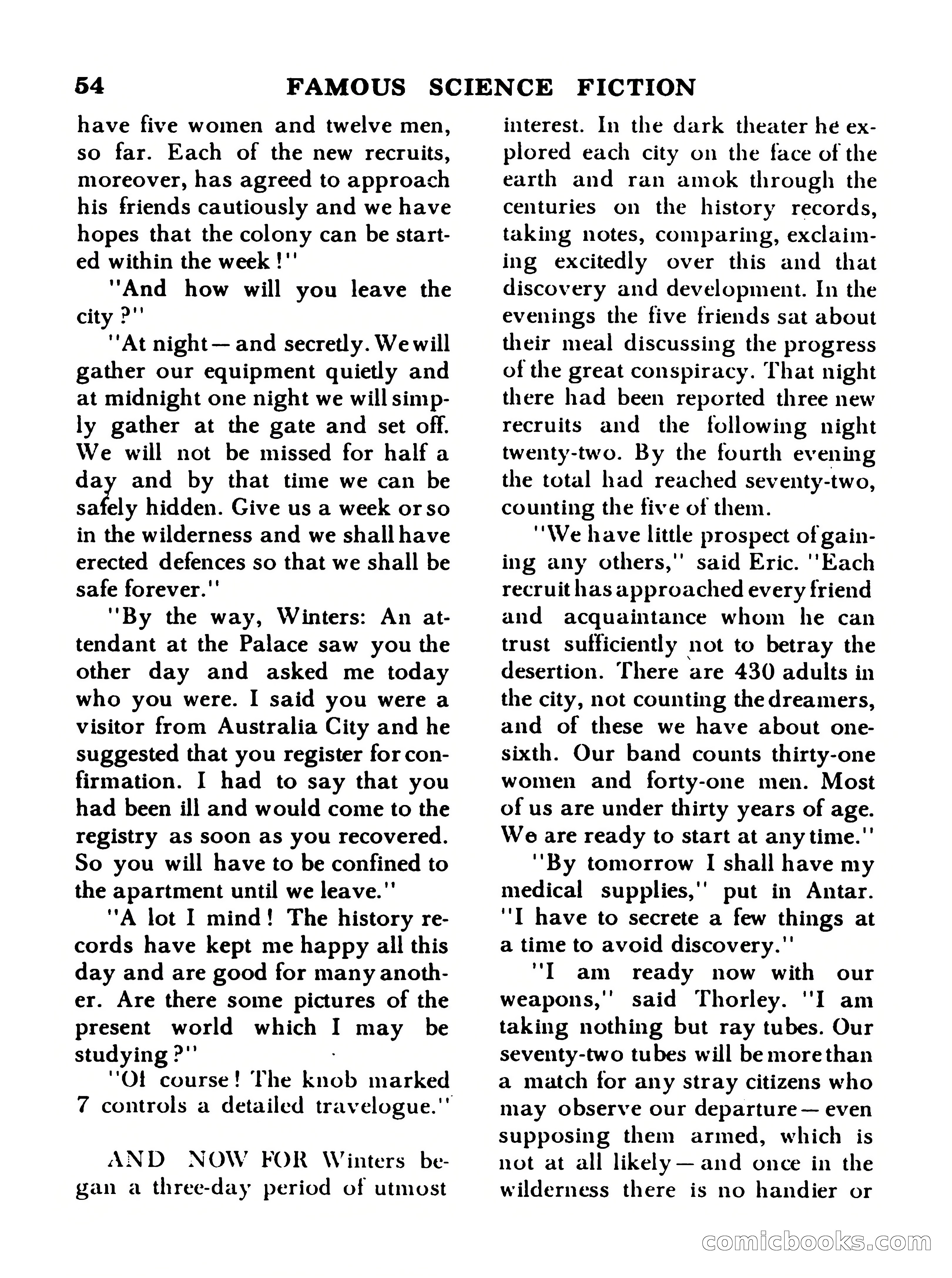 Famous Science Fiction No. 5 — page 54 of 132