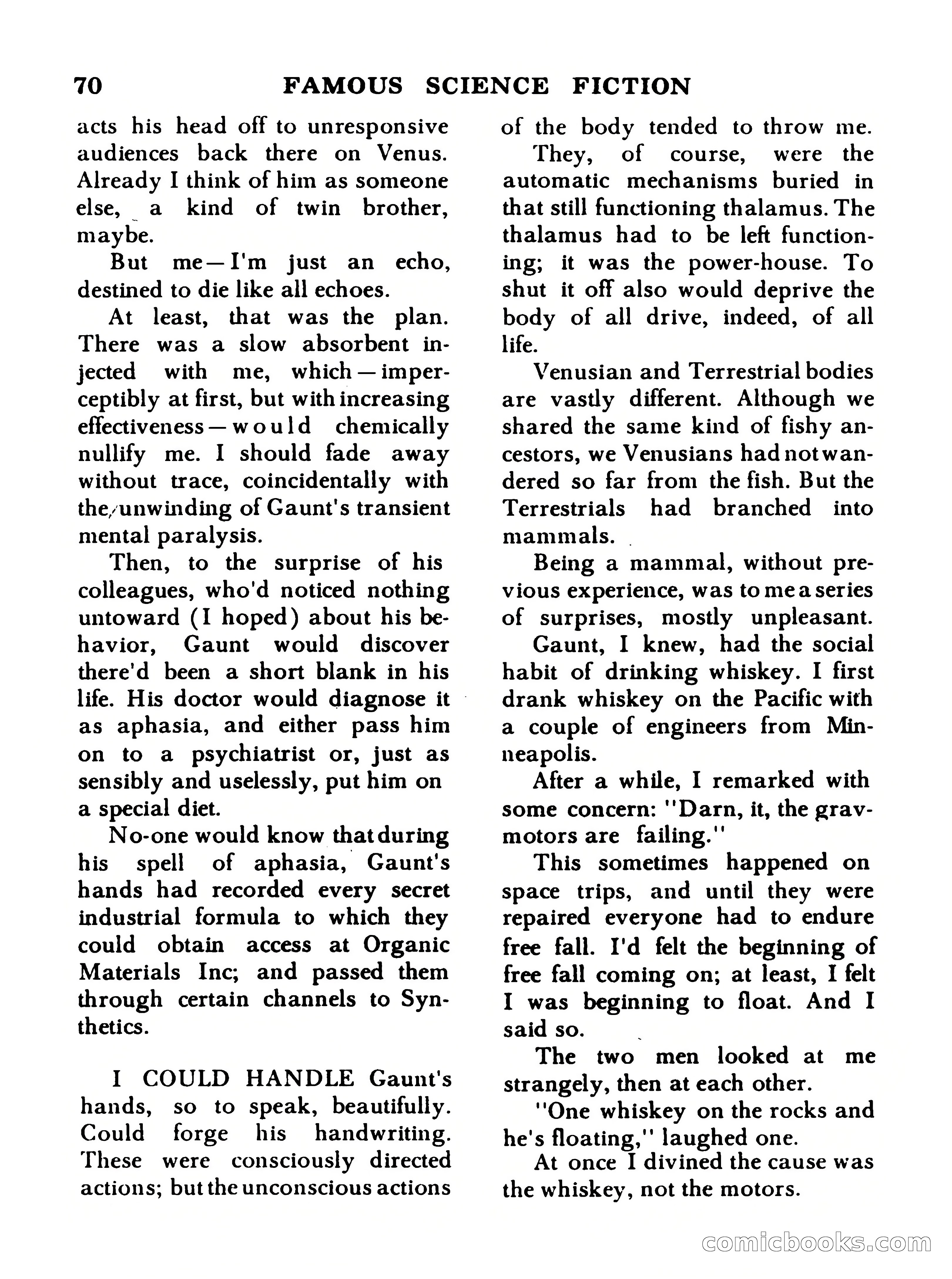 Famous Science Fiction No. 5 — page 70 of 132