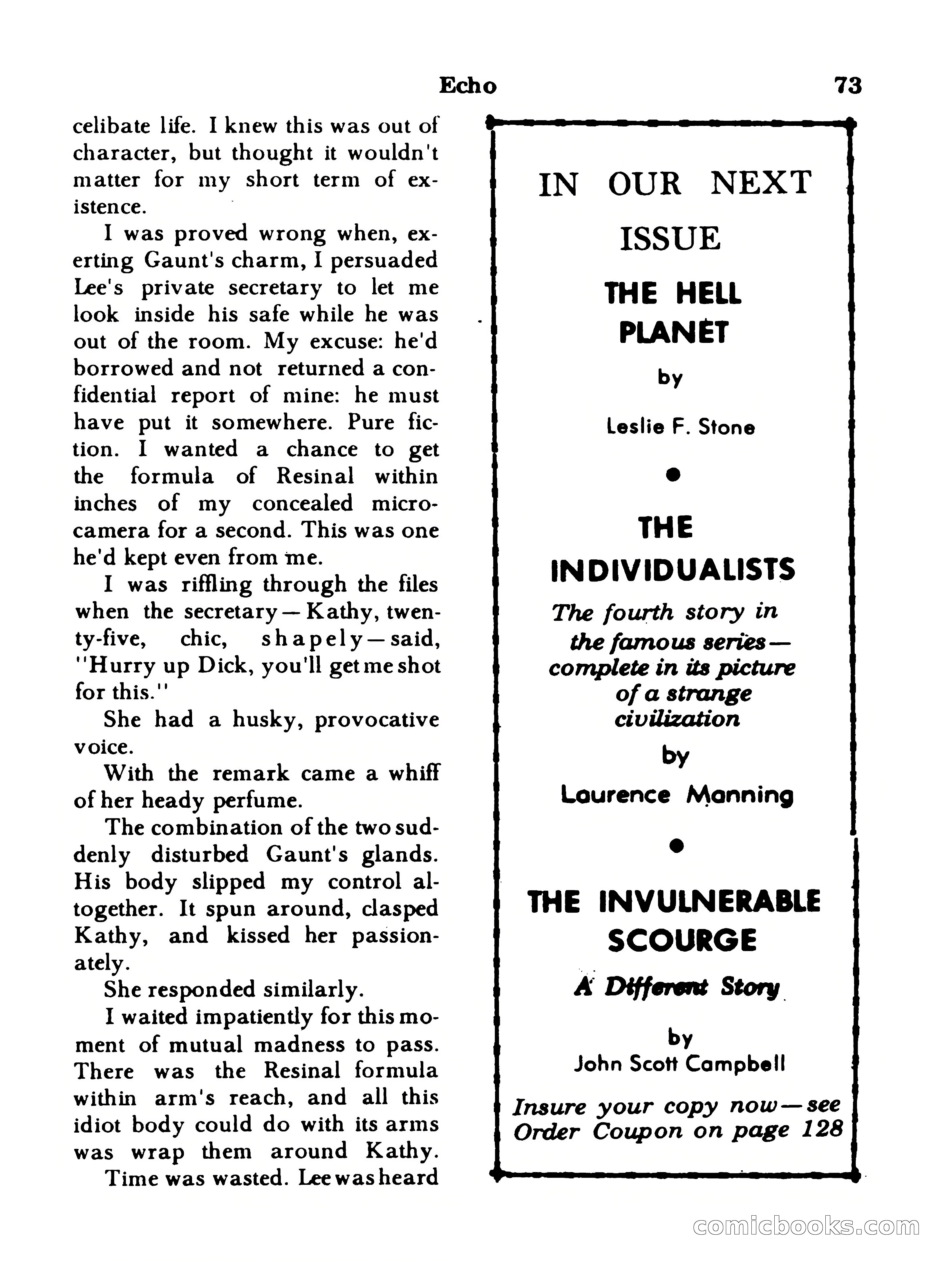 Famous Science Fiction No. 5 — page 73 of 132