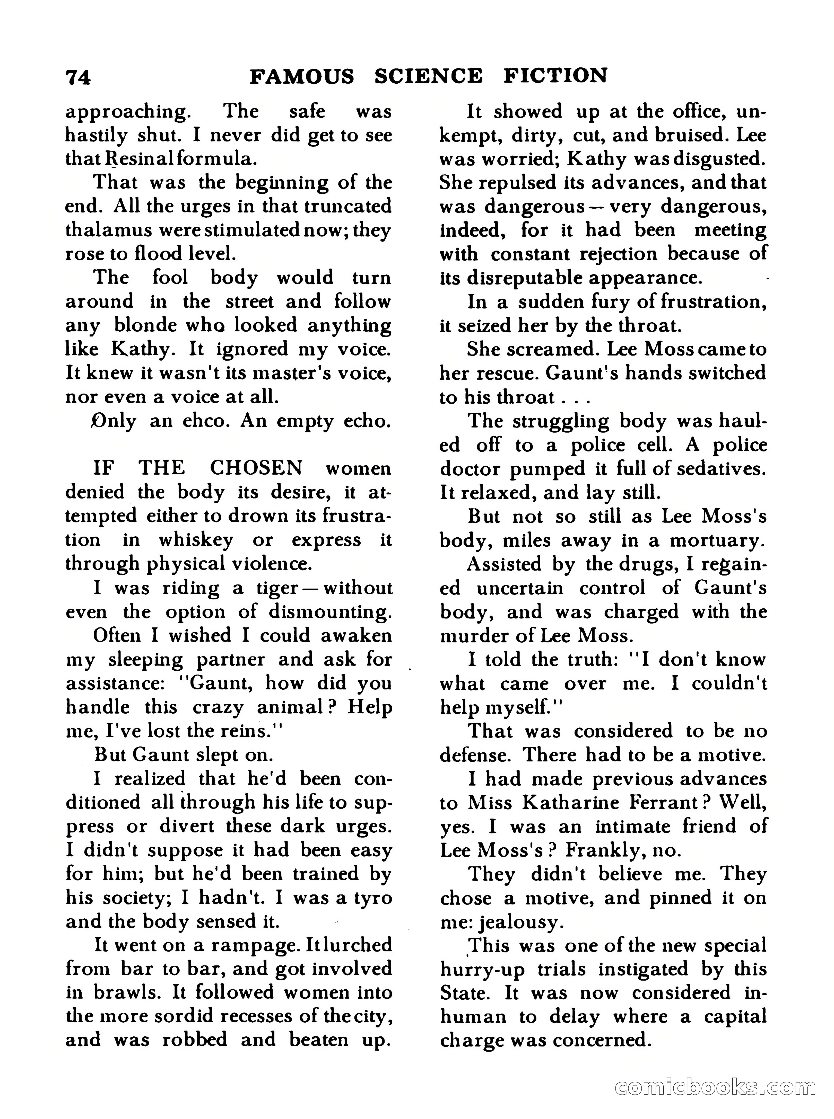 Famous Science Fiction No. 5 — page 74 of 132