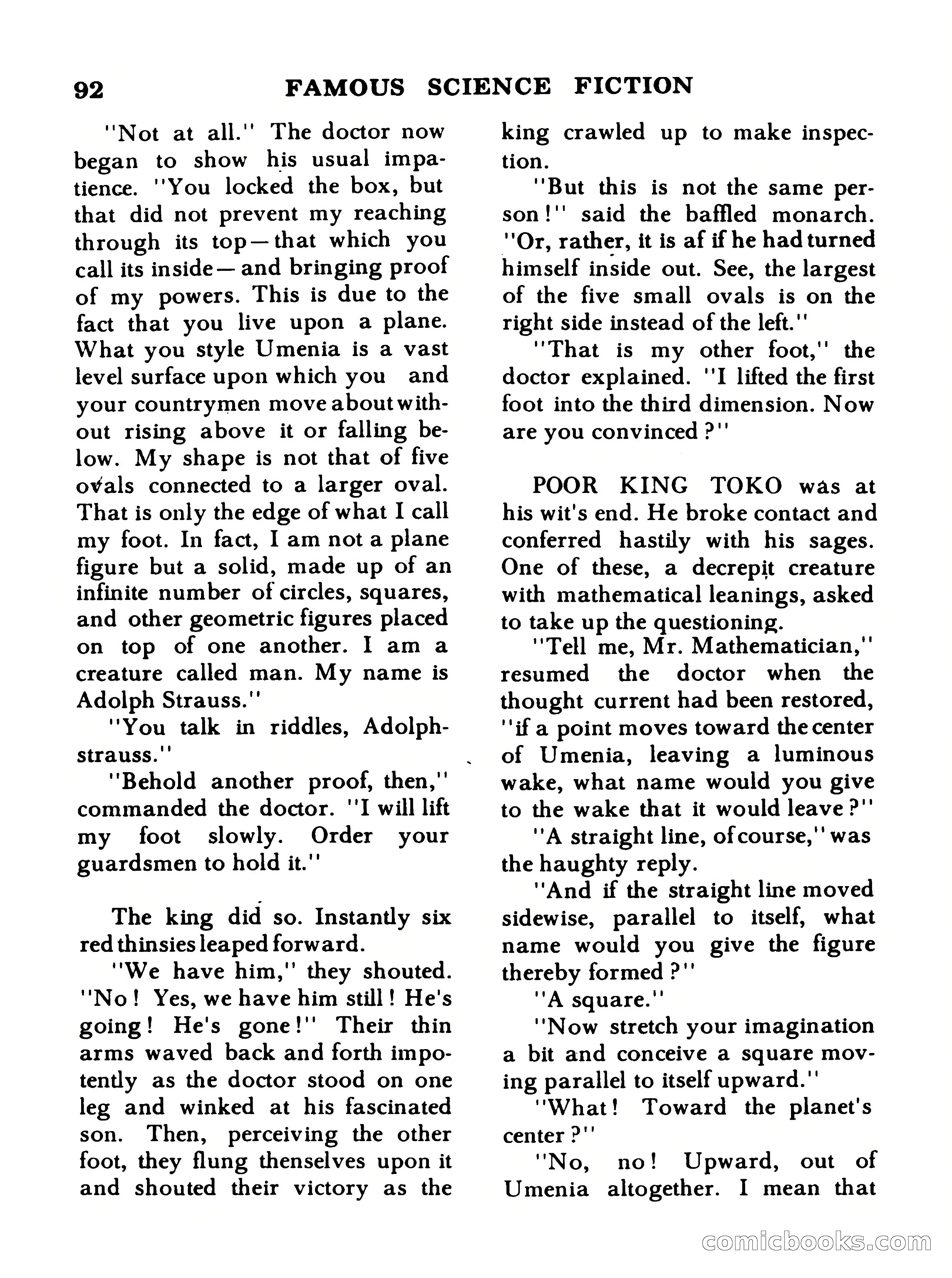 Famous Science Fiction No. 5 — page 92 of 132