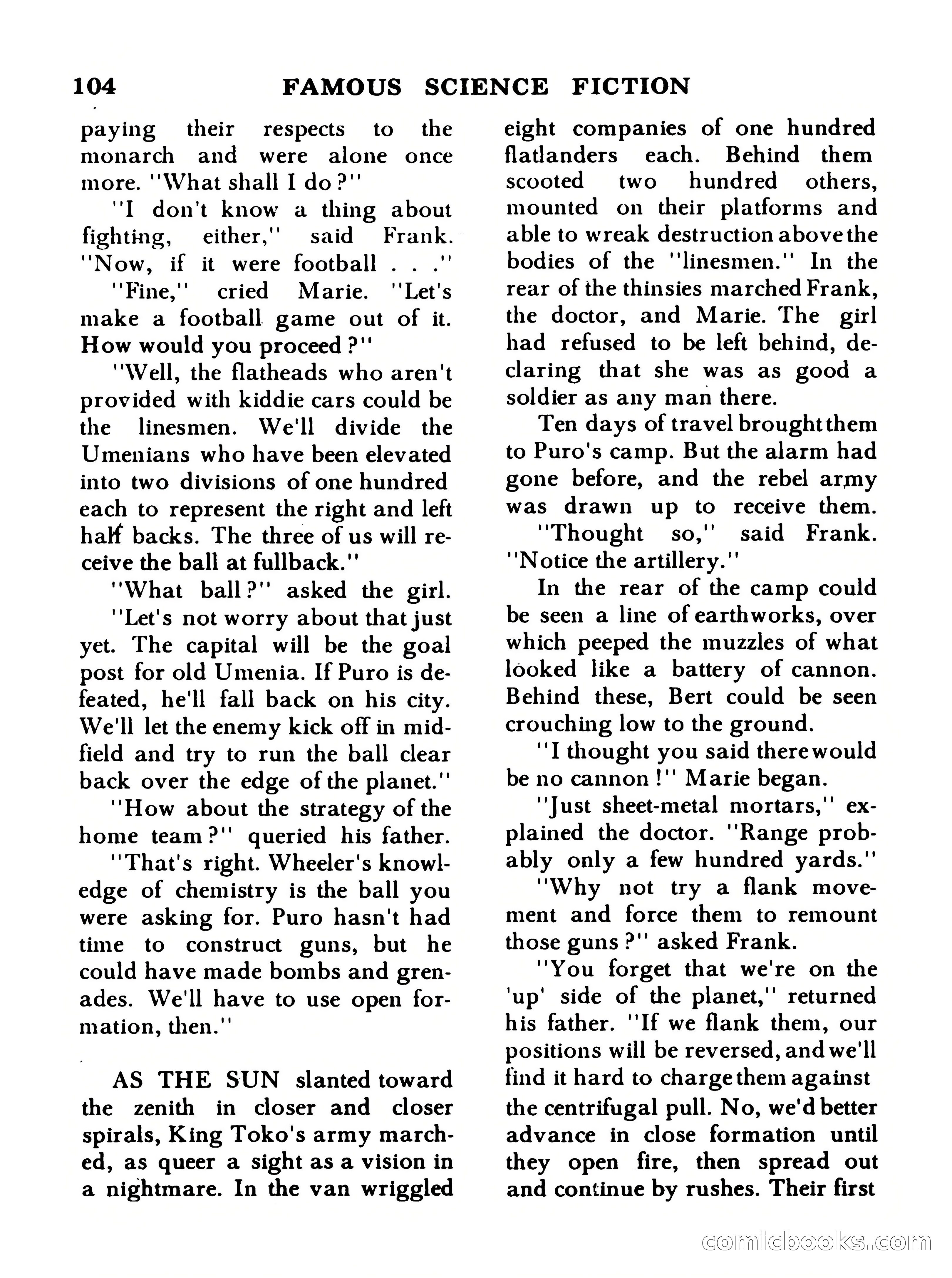 Famous Science Fiction No. 5 — page 104 of 132