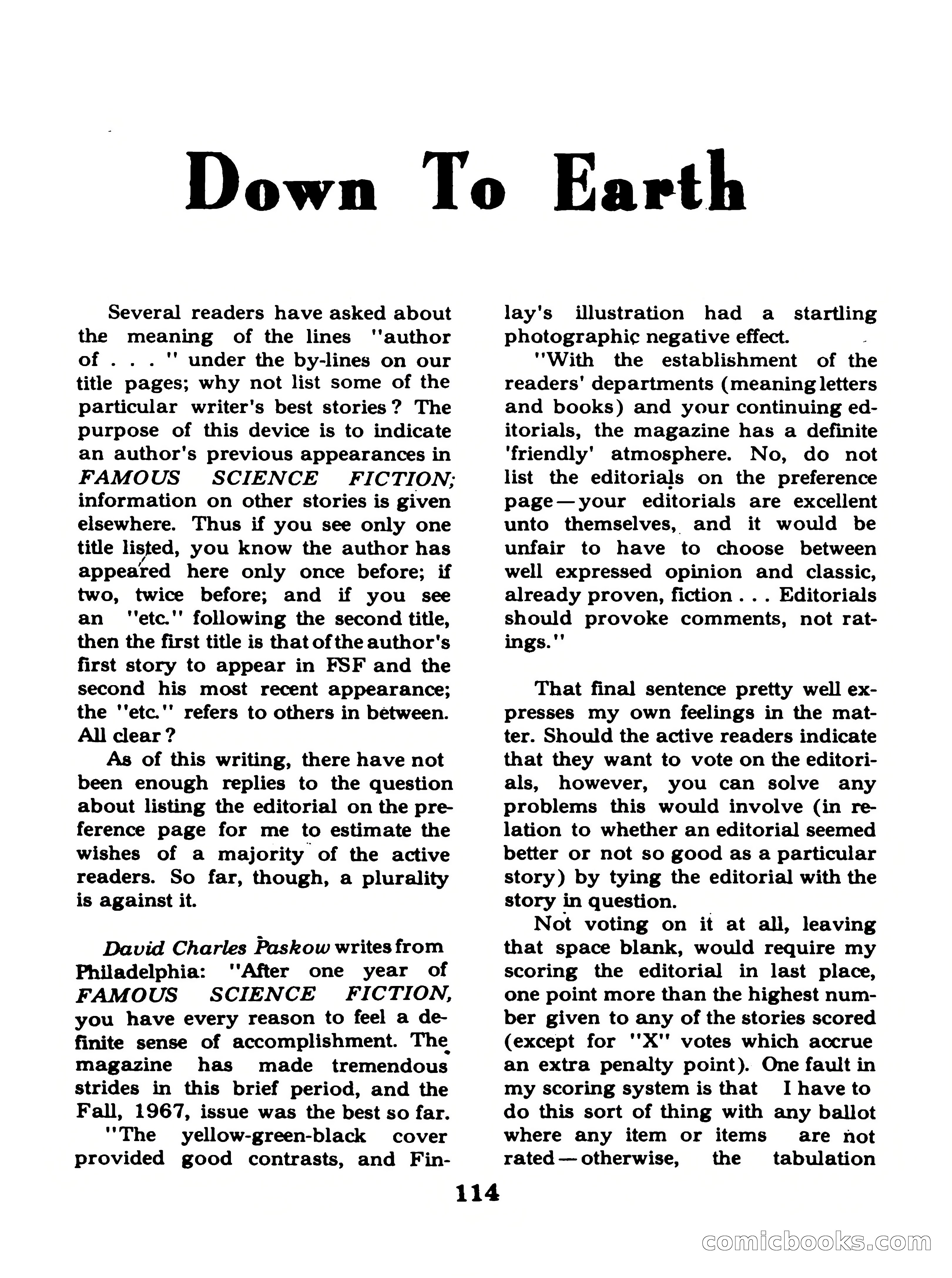 Famous Science Fiction No. 5 — page 114 of 132