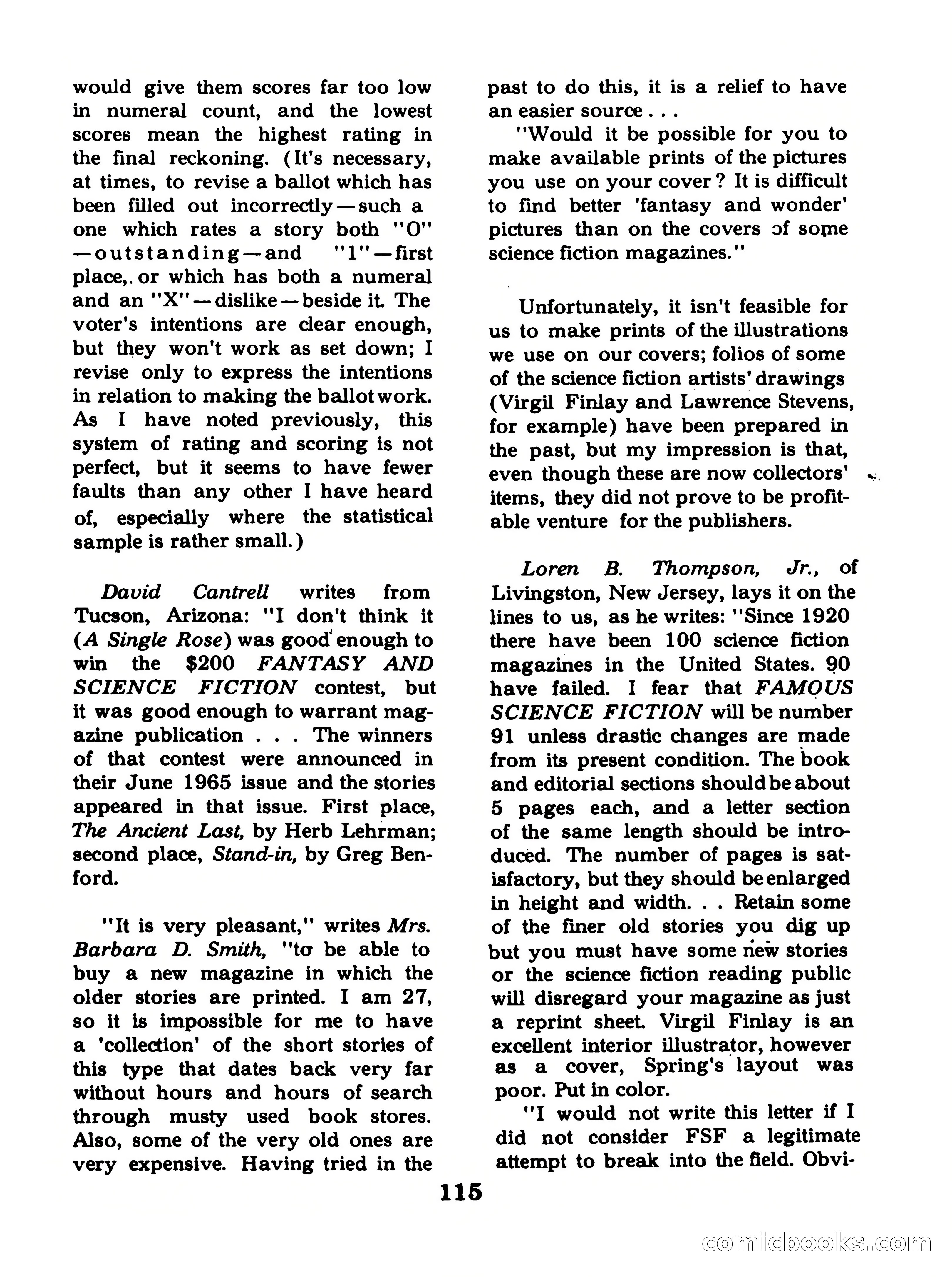 Famous Science Fiction No. 5 — page 115 of 132