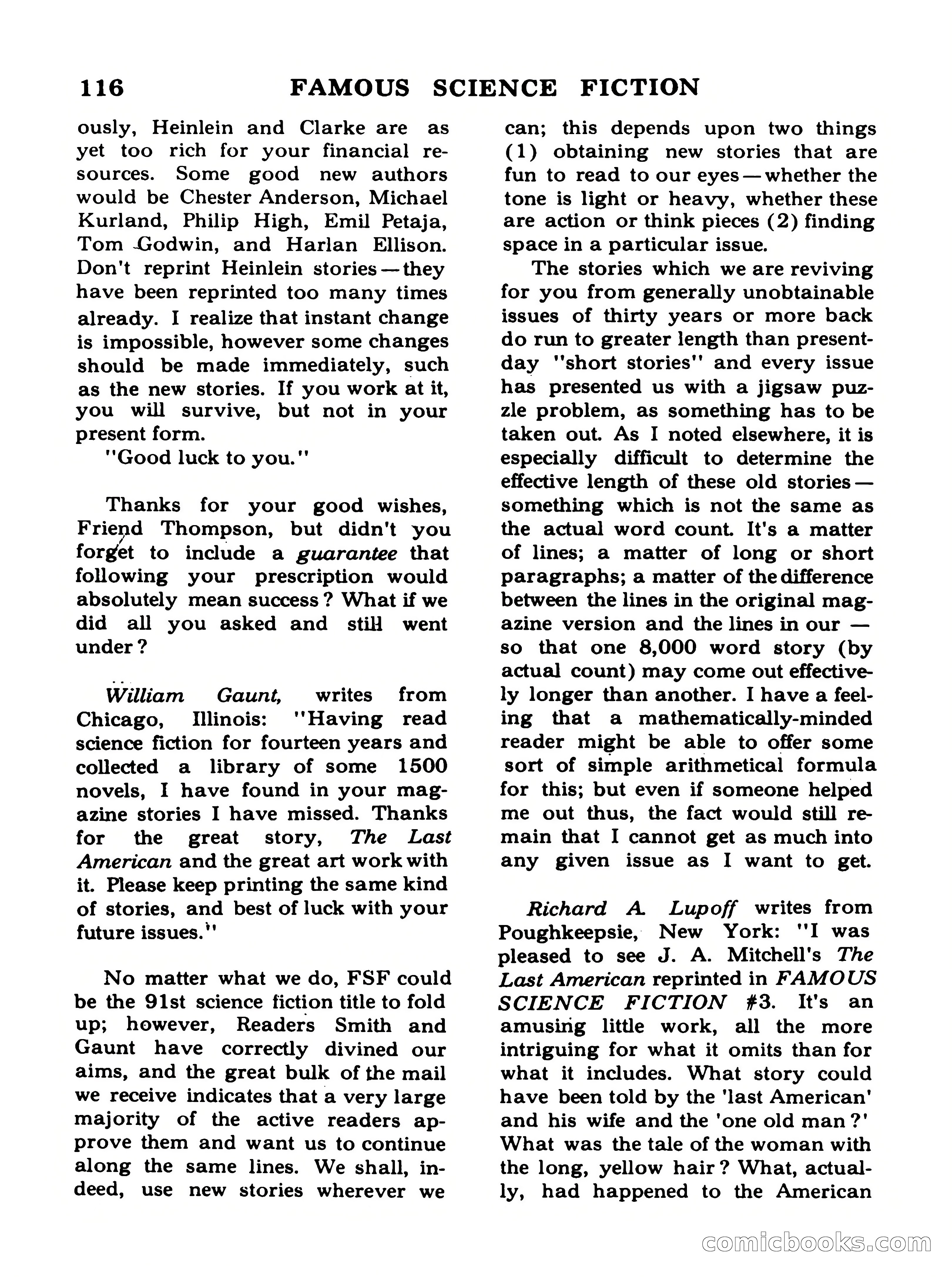Famous Science Fiction No. 5 — page 116 of 132