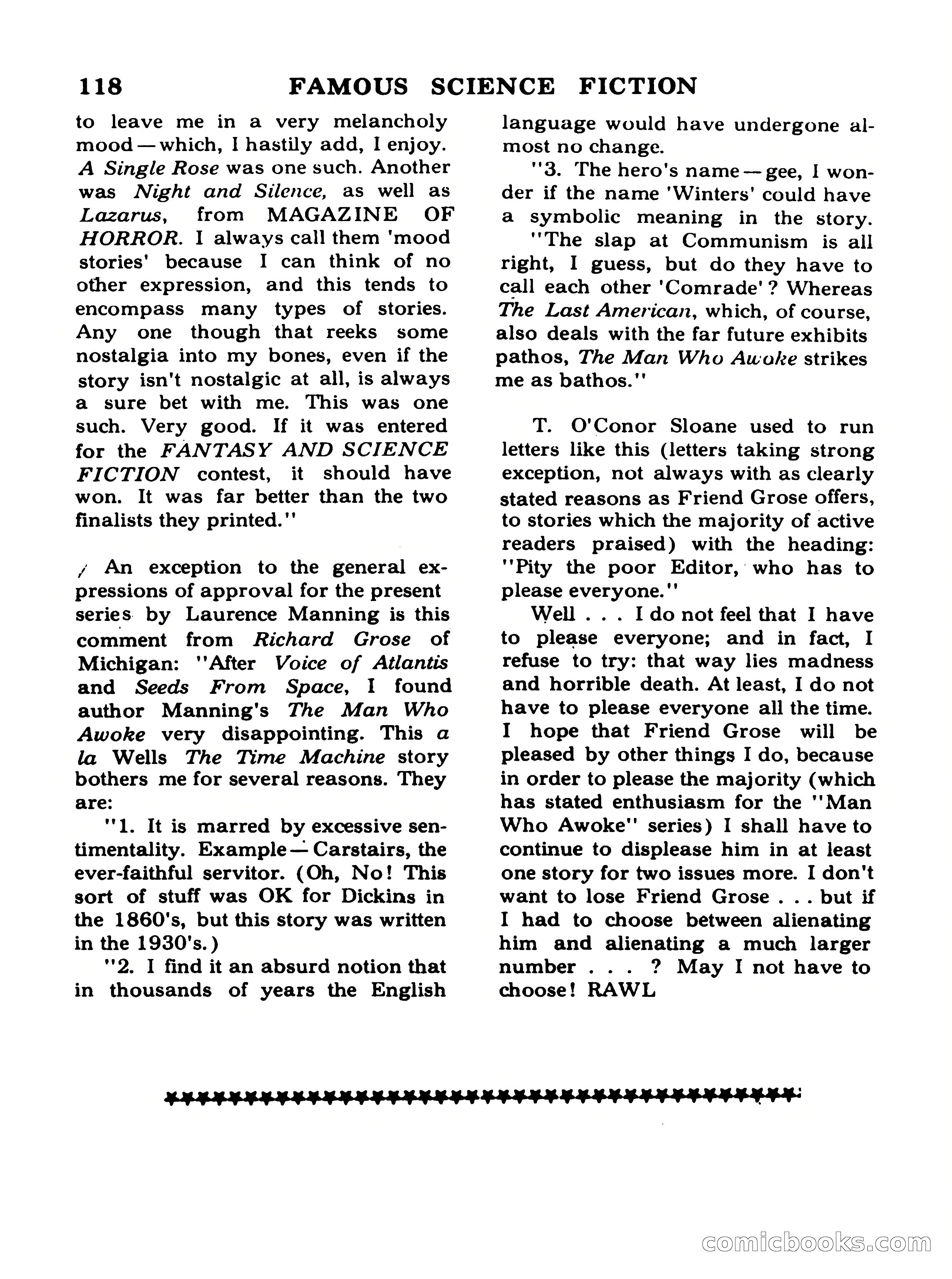 Famous Science Fiction No. 5 — page 118 of 132