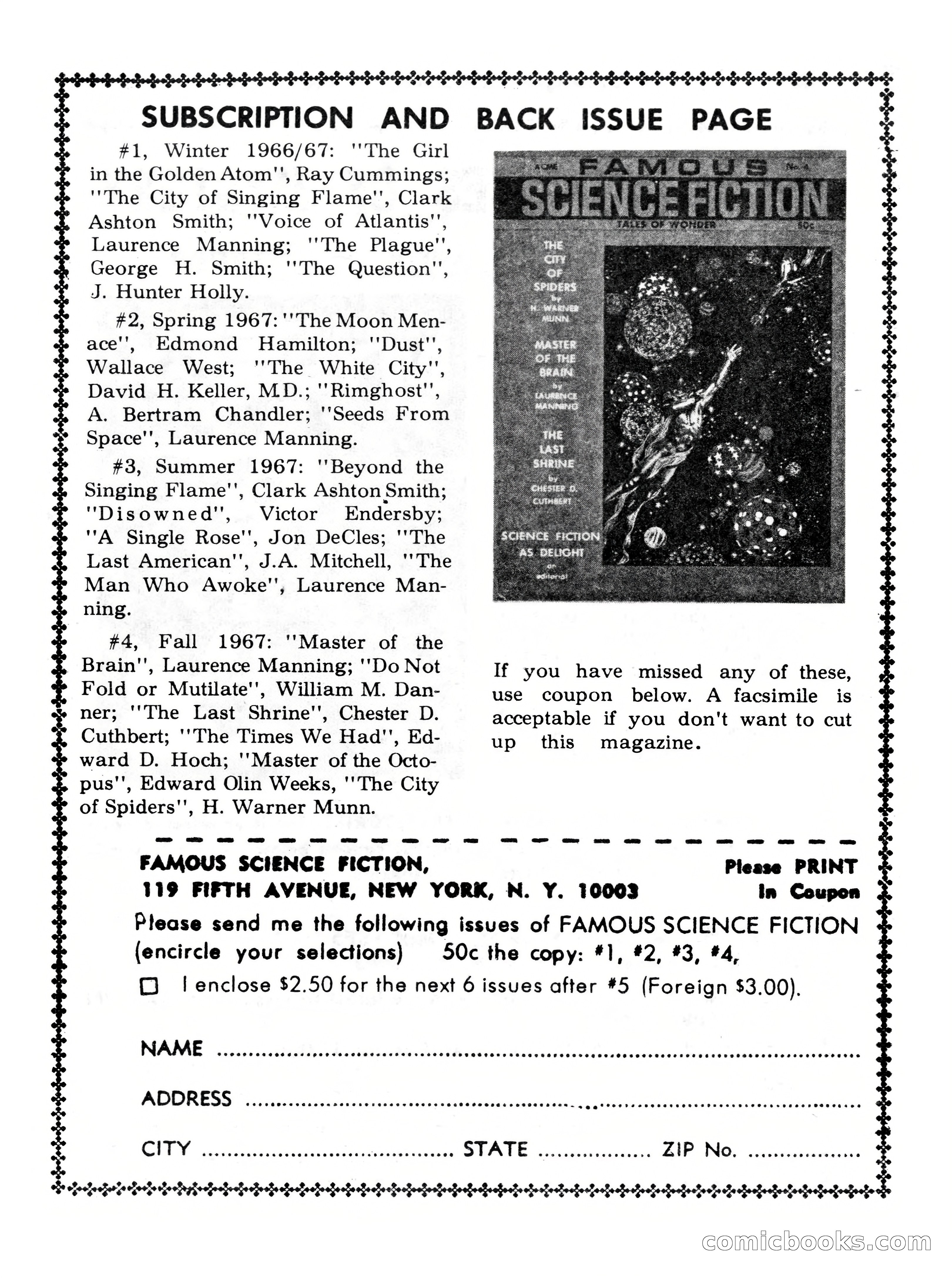 Famous Science Fiction No. 5 — page 127 of 132