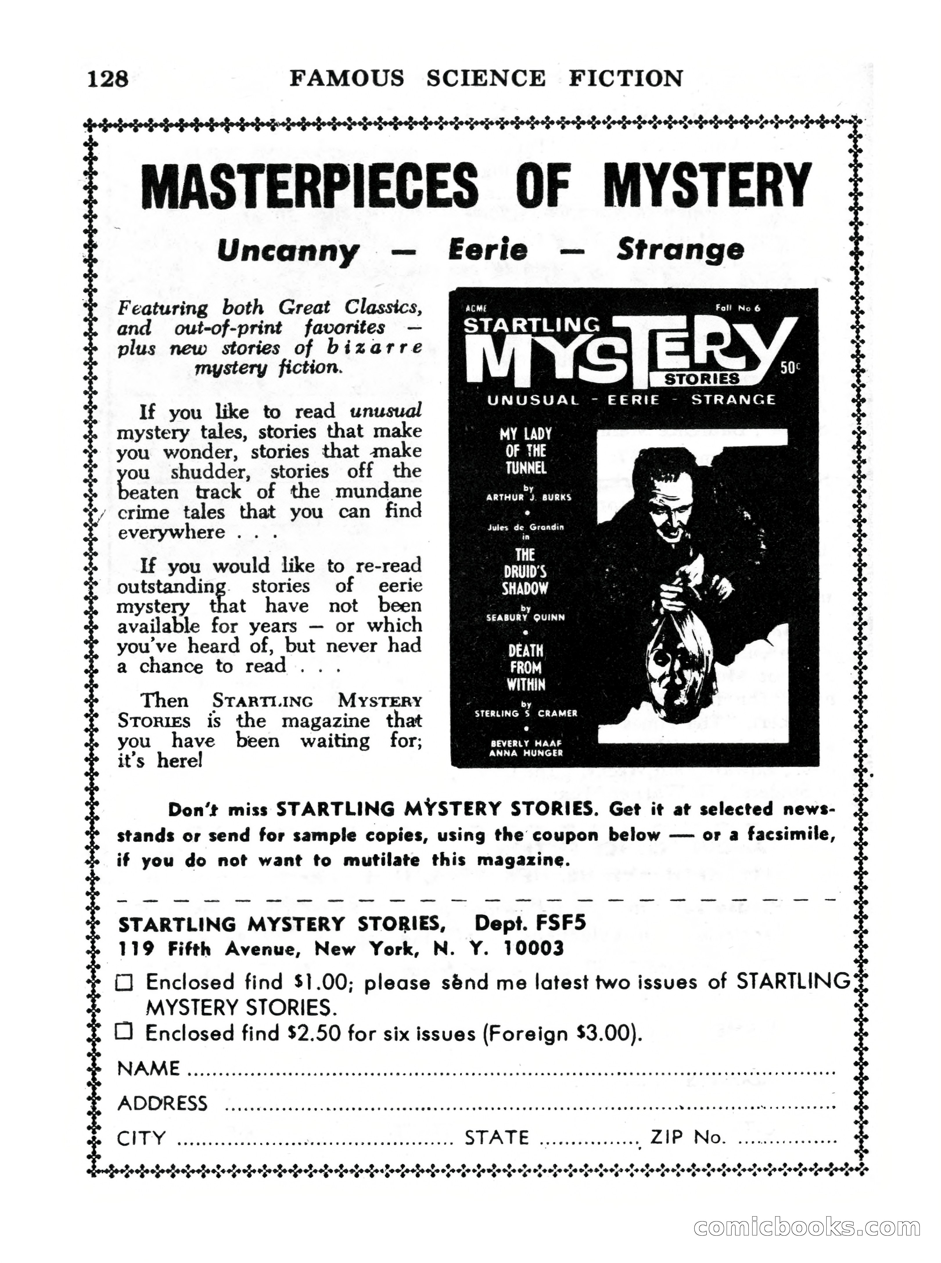 Famous Science Fiction No. 5 — page 128 of 132