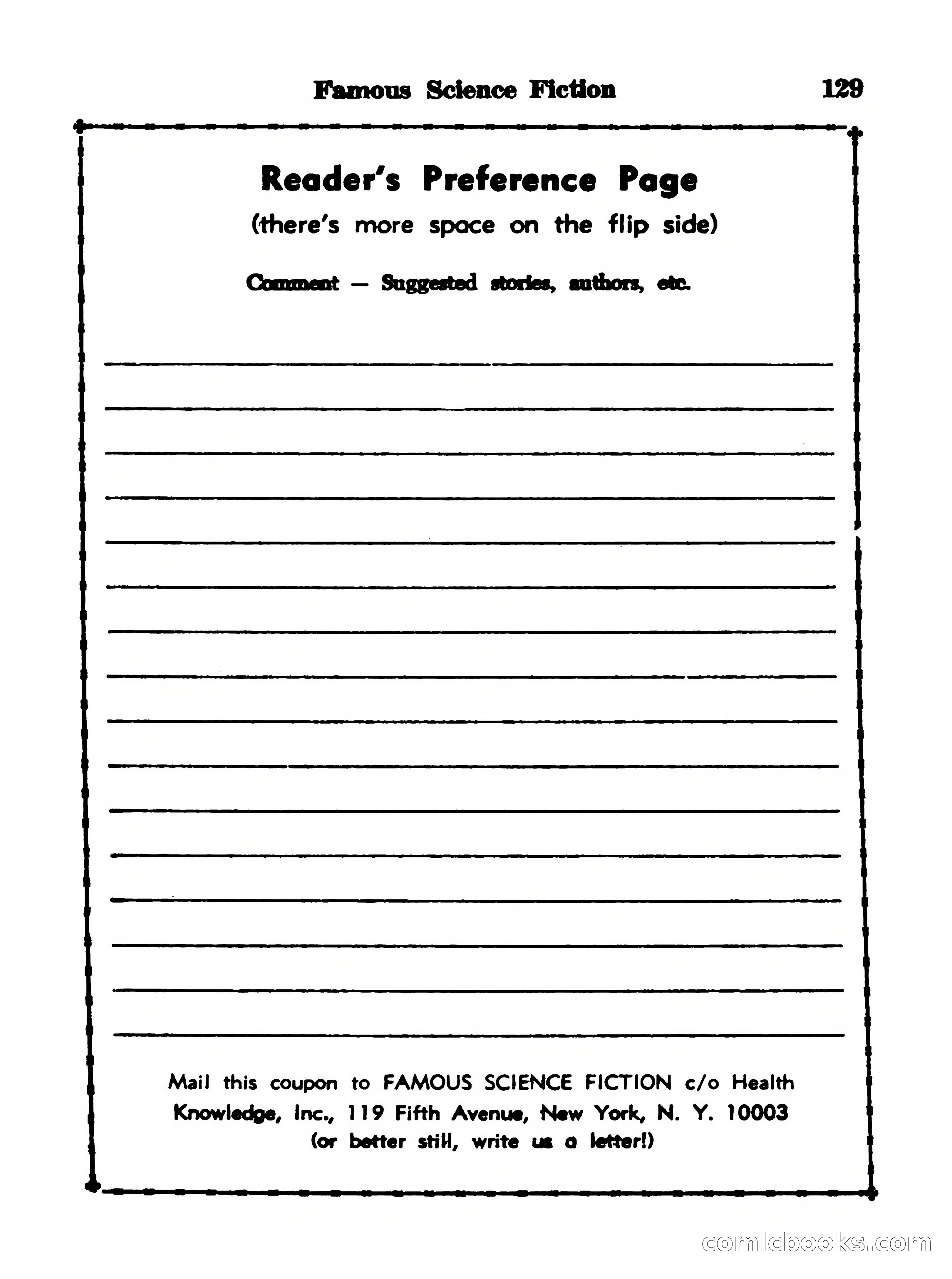 Famous Science Fiction No. 5 — page 129 of 132
