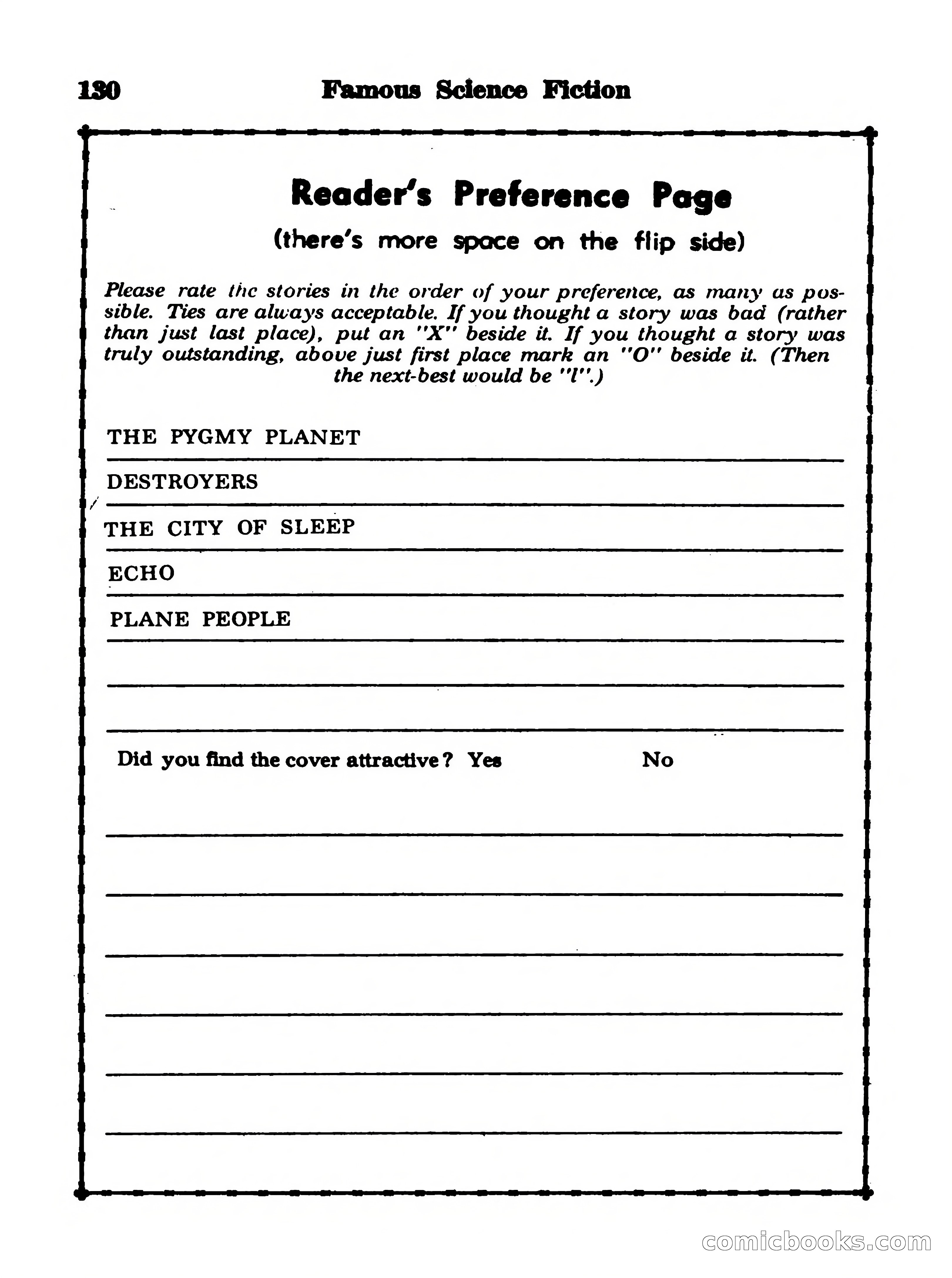 Famous Science Fiction No. 5 — page 130 of 132