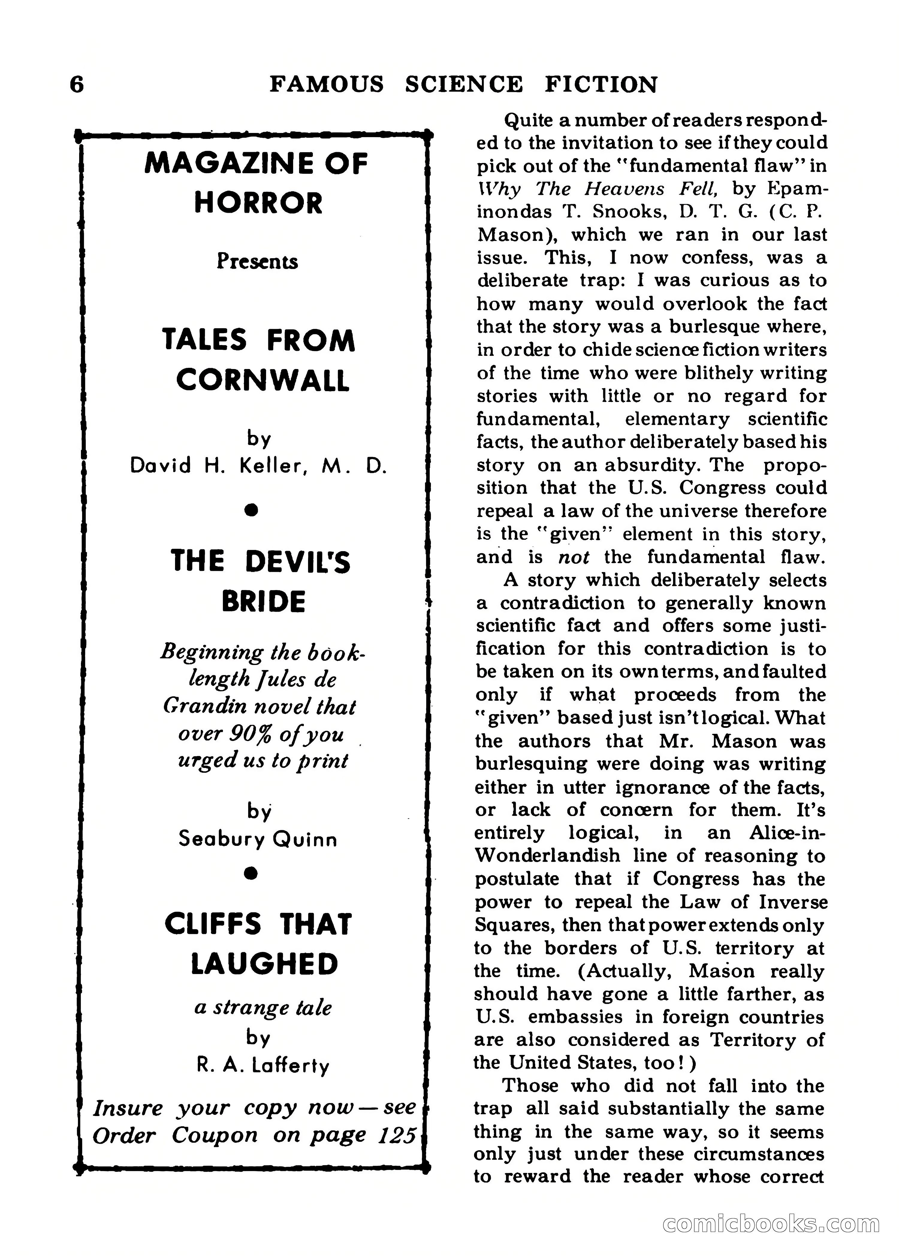 Famous Science Fiction #9 — page 6 of 132