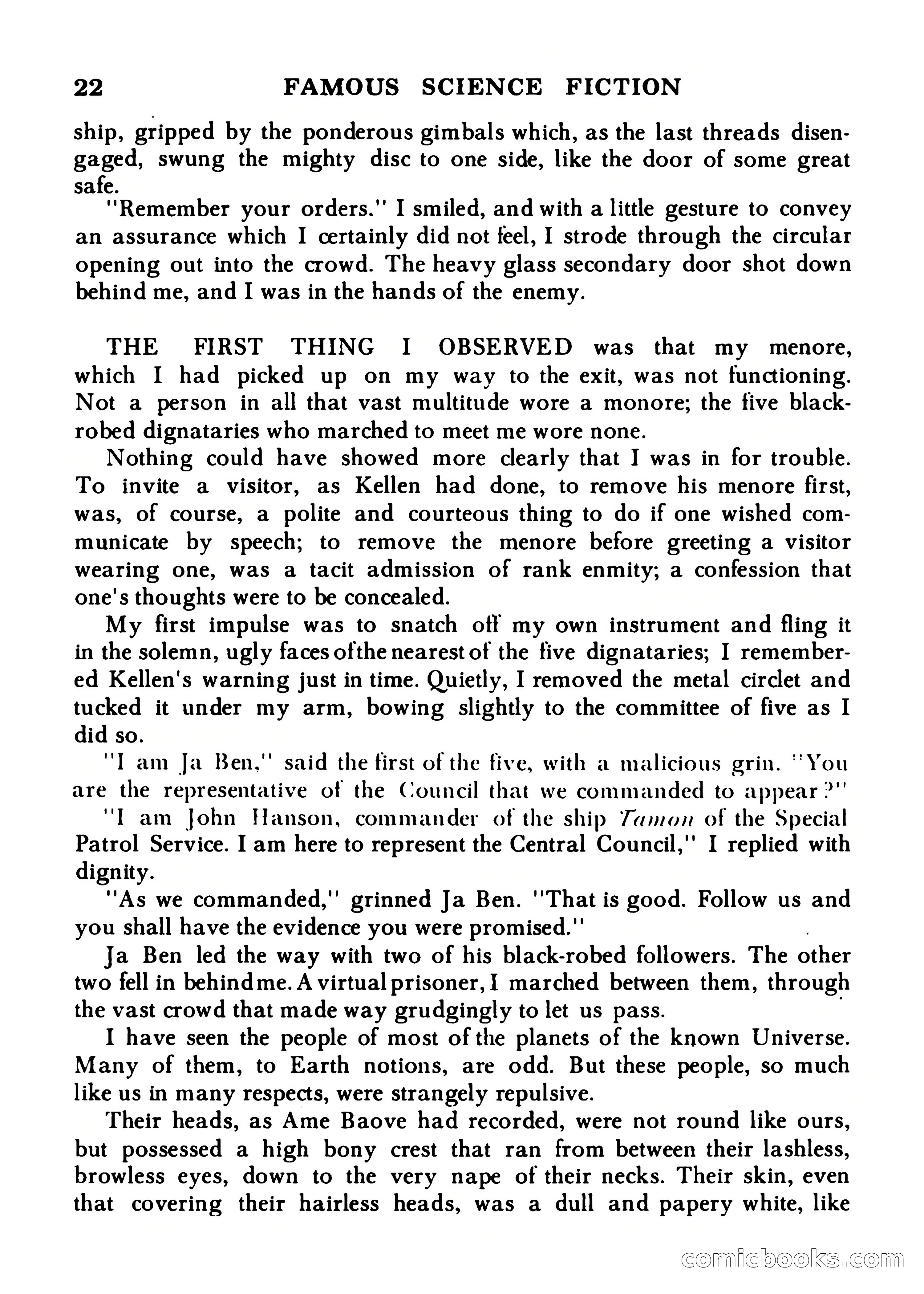 Famous Science Fiction #9 — page 22 of 132
