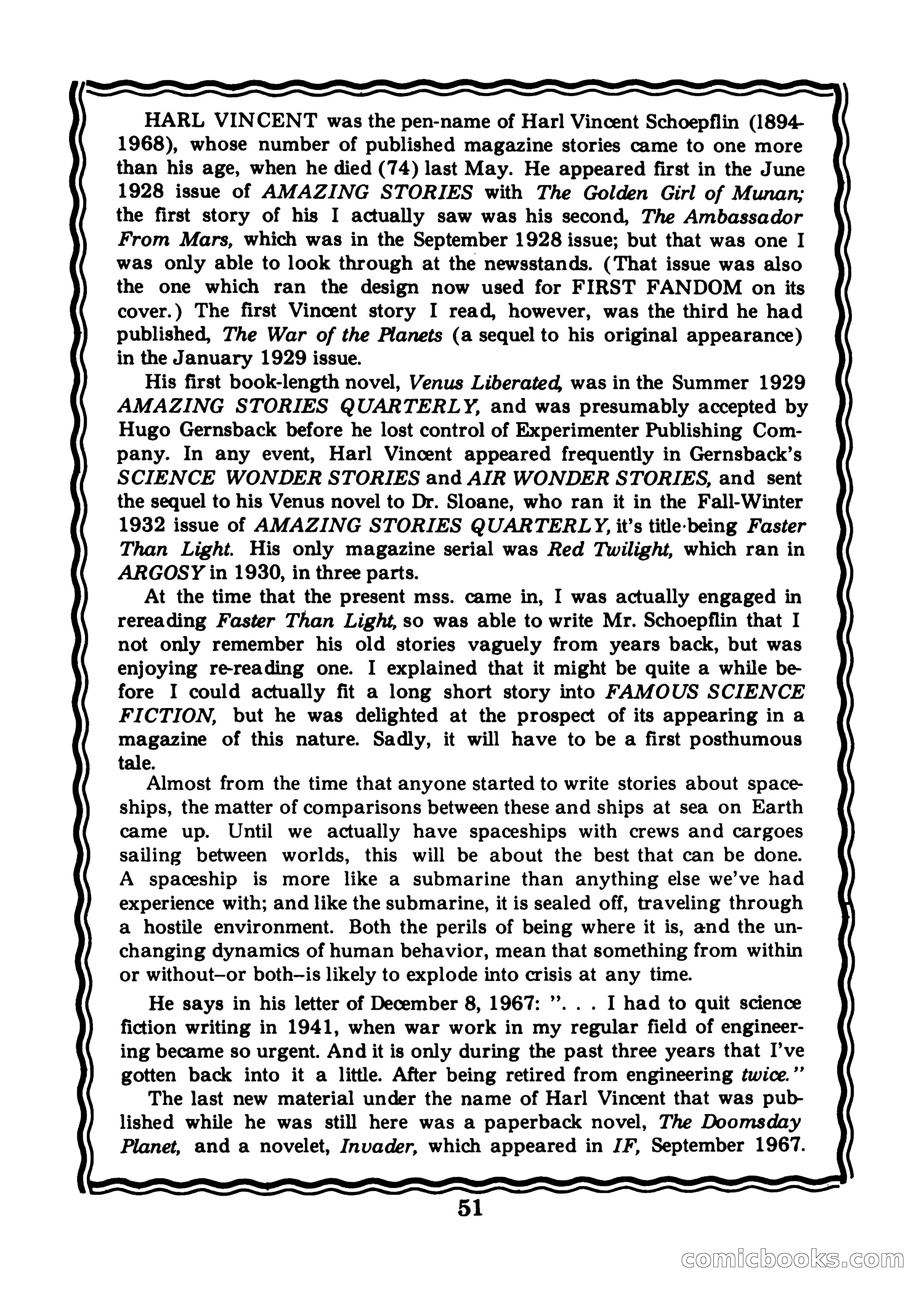 Famous Science Fiction #9 — page 51 of 132