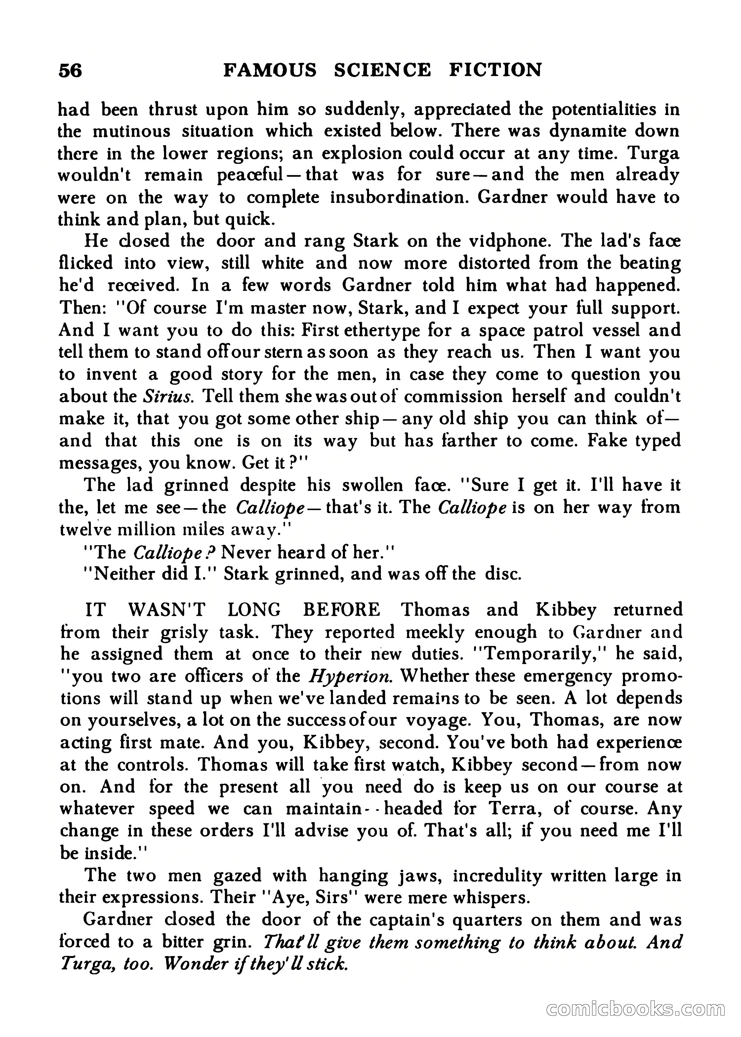 Famous Science Fiction #9 — page 56 of 132