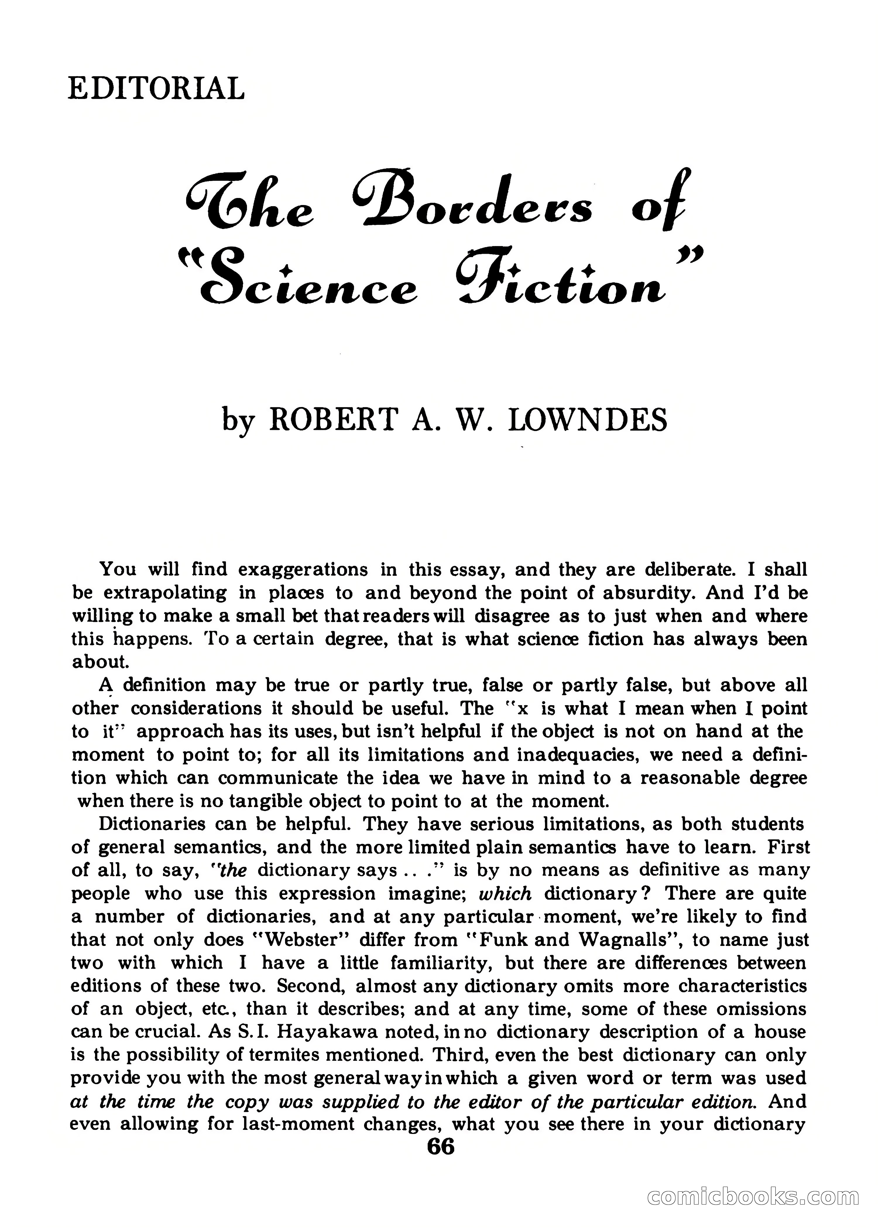 Famous Science Fiction #9 — page 66 of 132