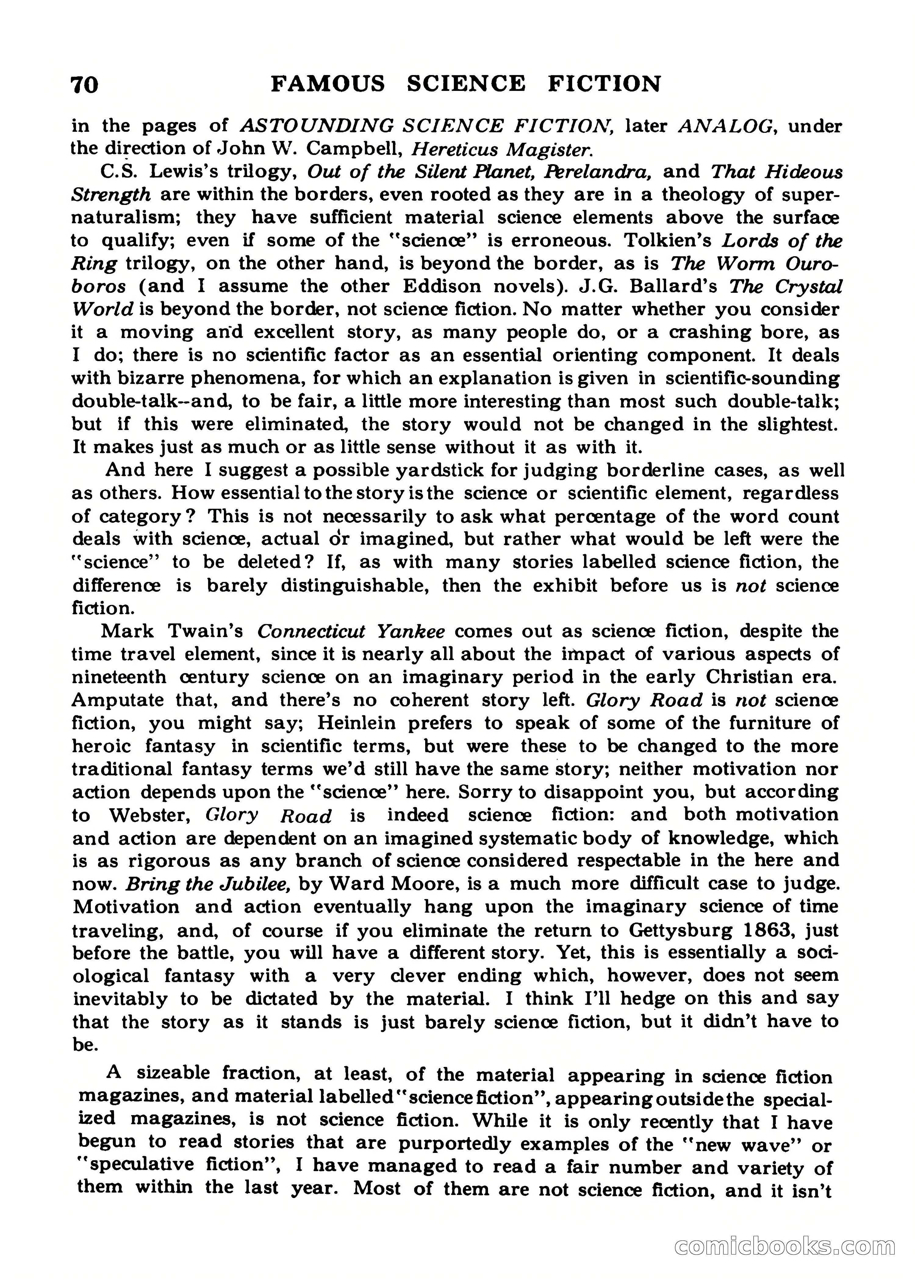 Famous Science Fiction #9 — page 70 of 132