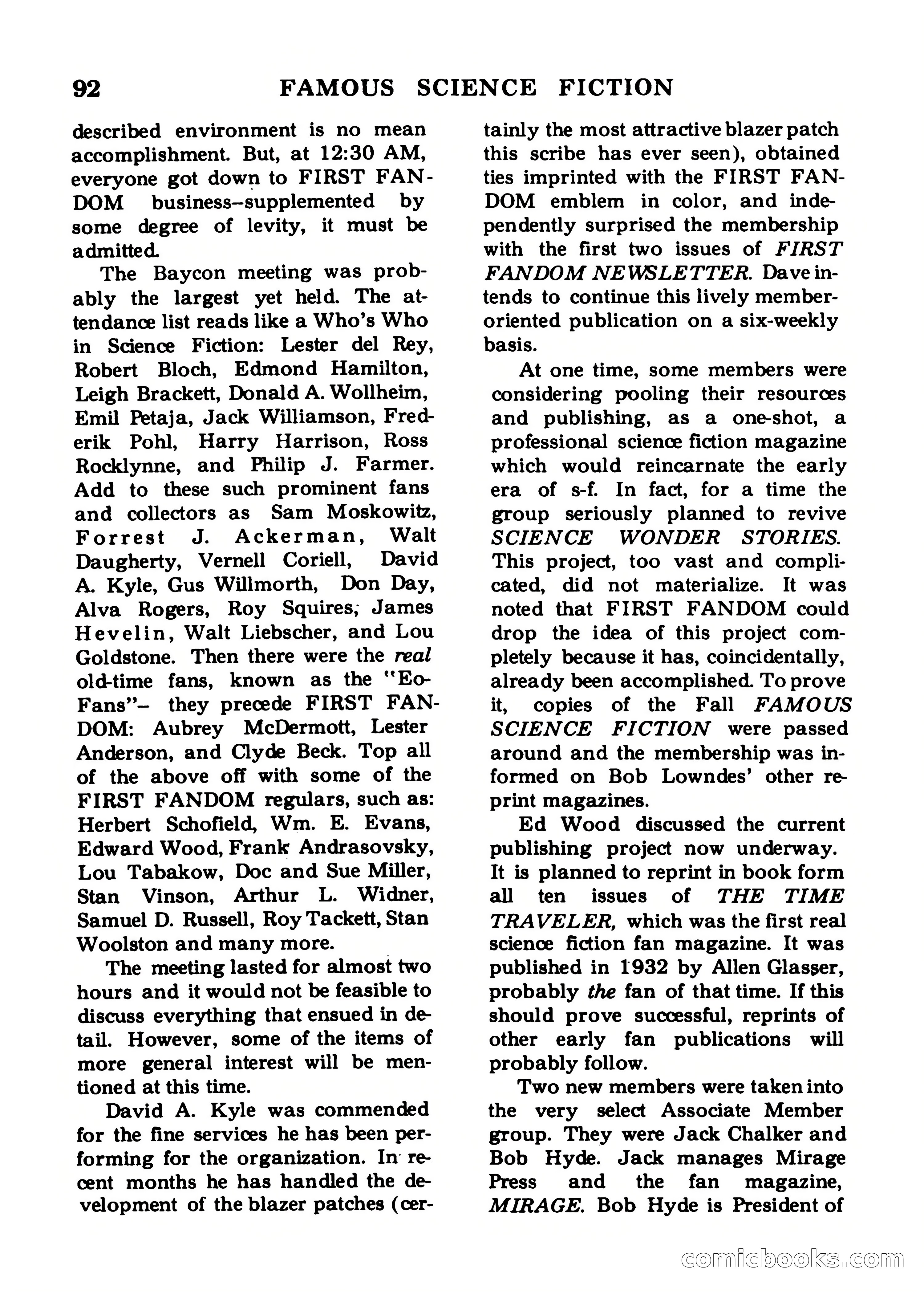 Famous Science Fiction #9 — page 92 of 132